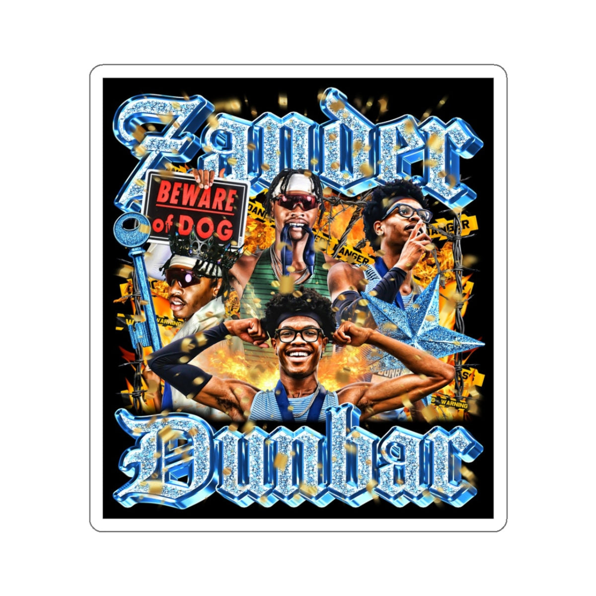 Zander Dunbar Sticker
