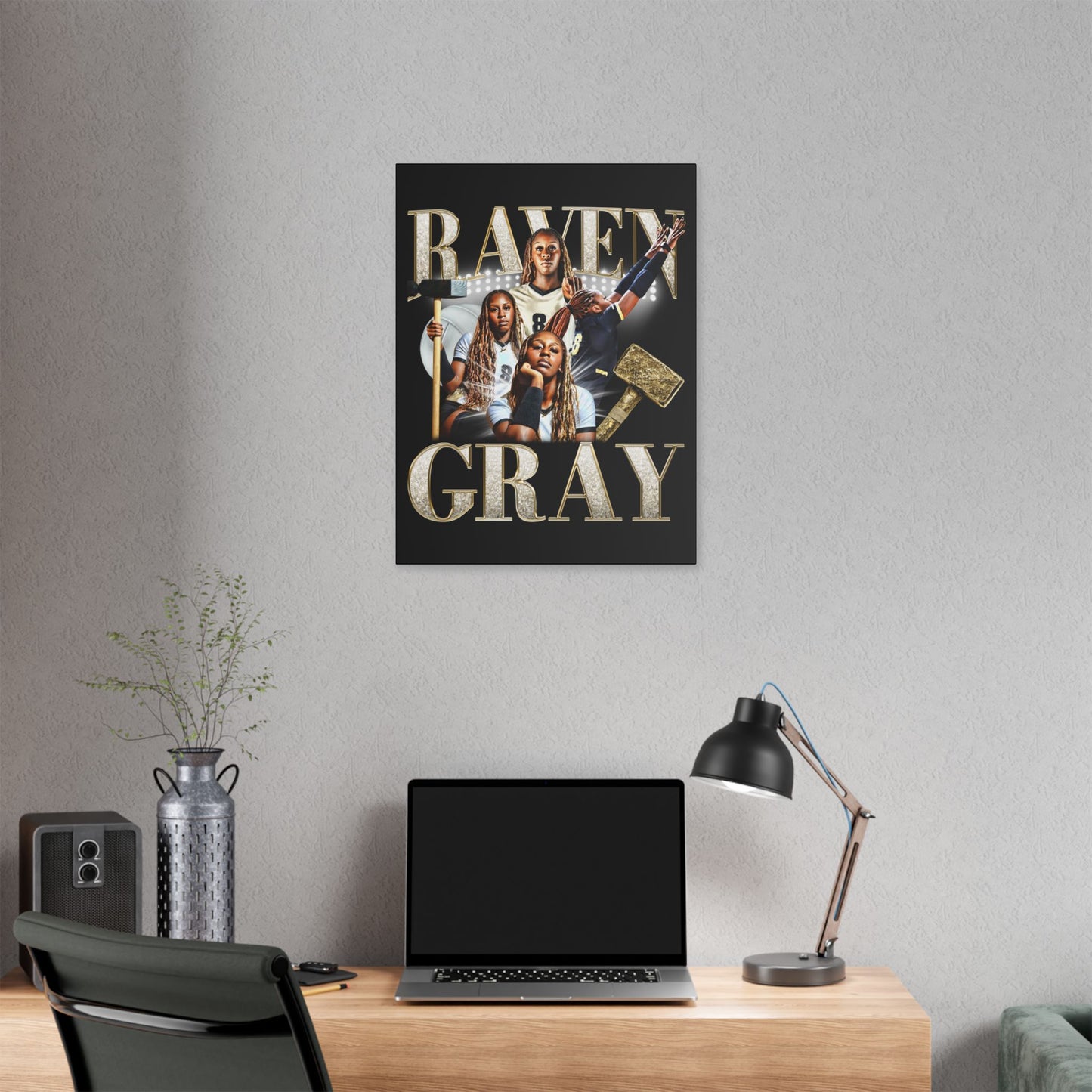 Raven Gray Canvas