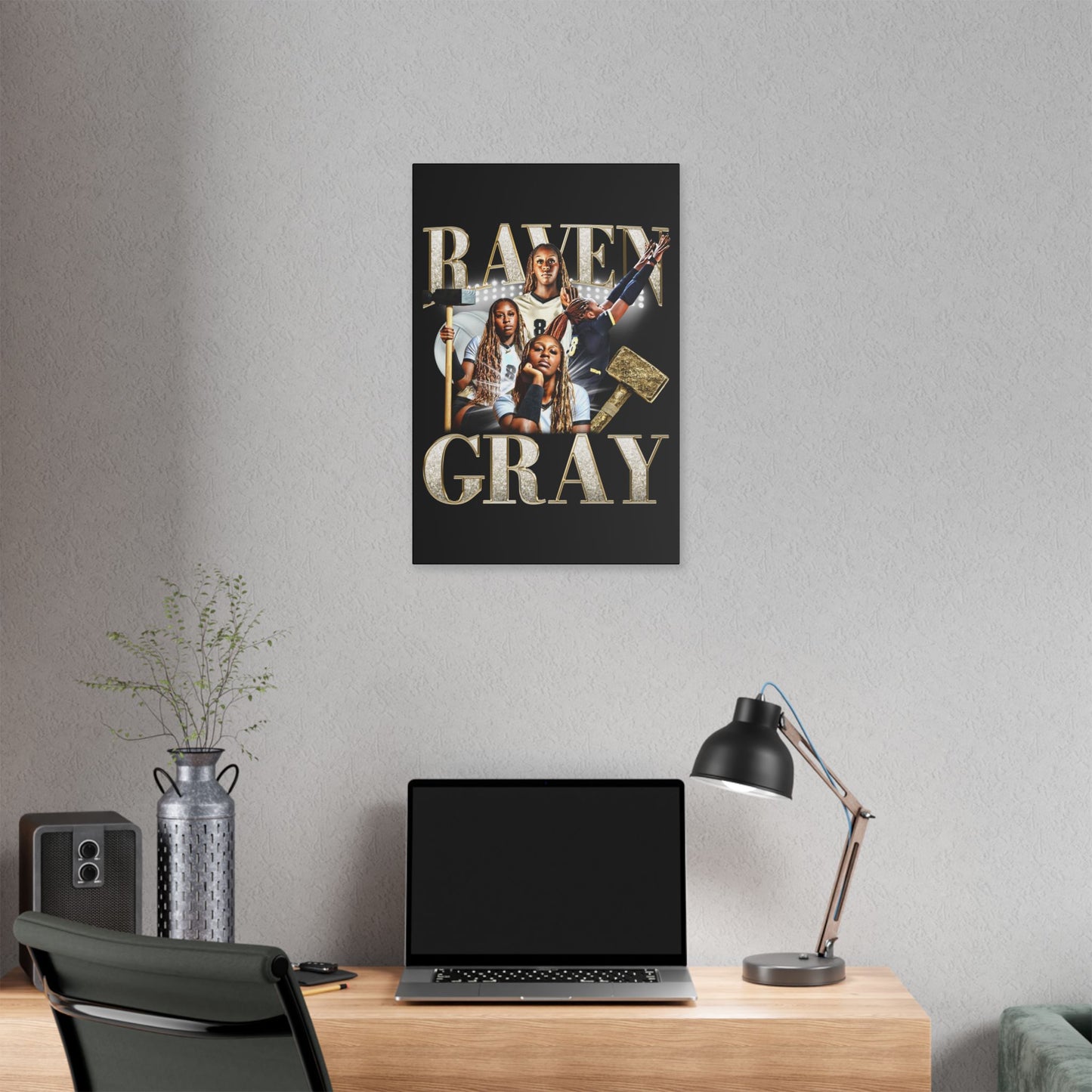 Raven Gray Canvas
