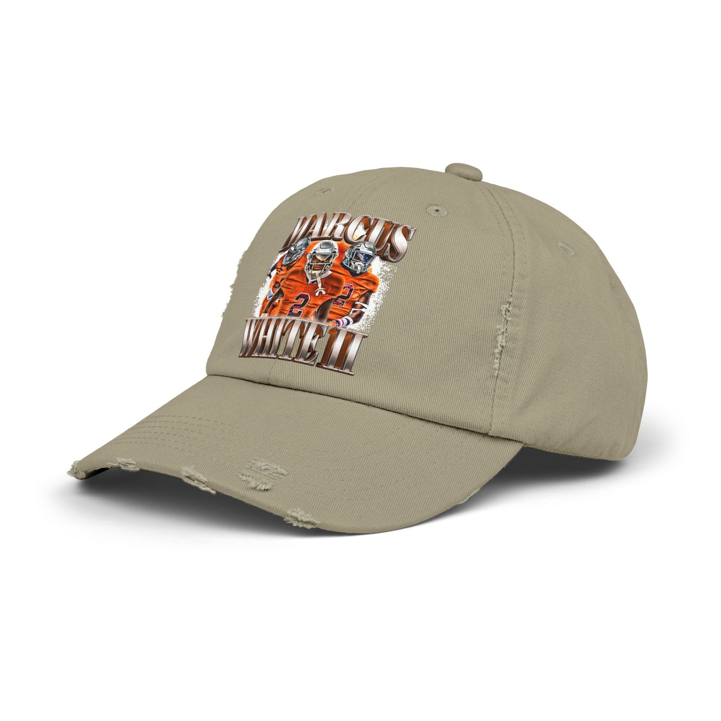 Marcus White II Distressed Hat
