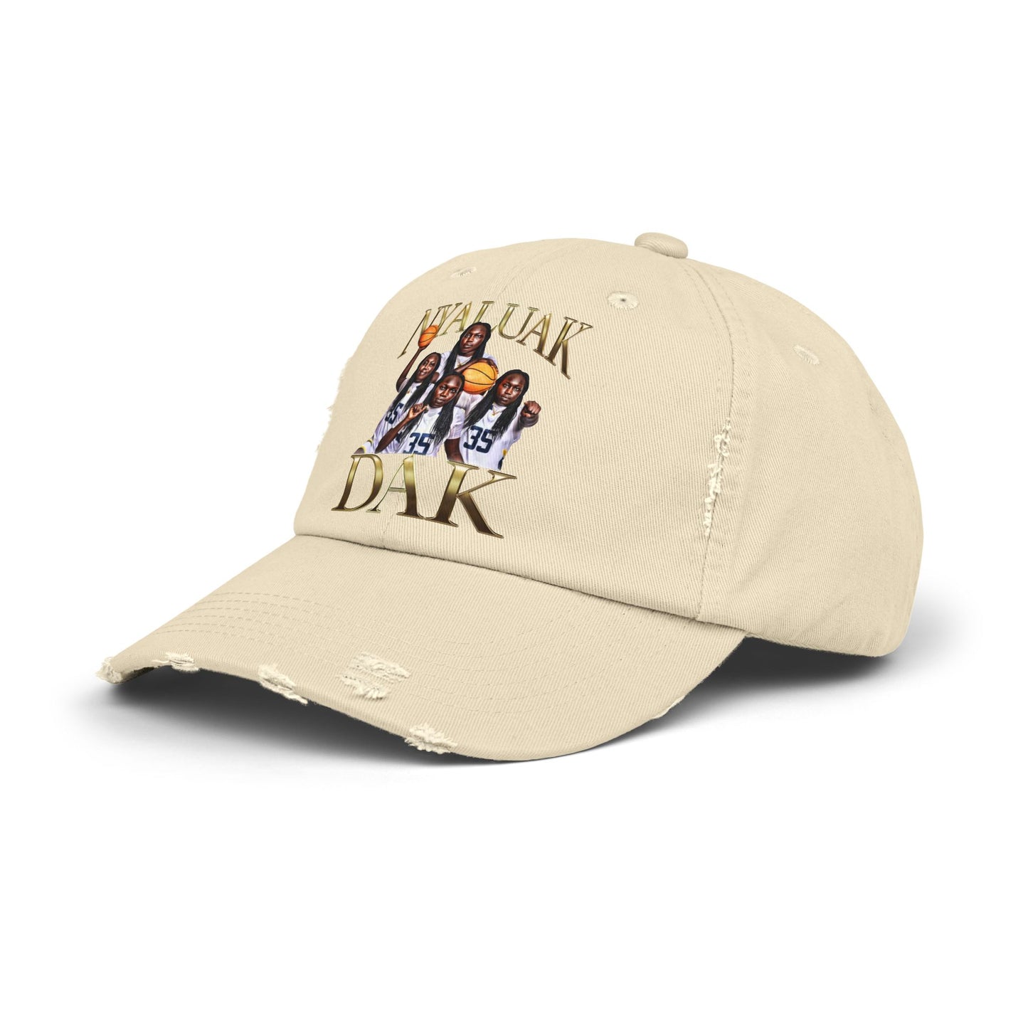 Nyaluak Dak Distressed Hat