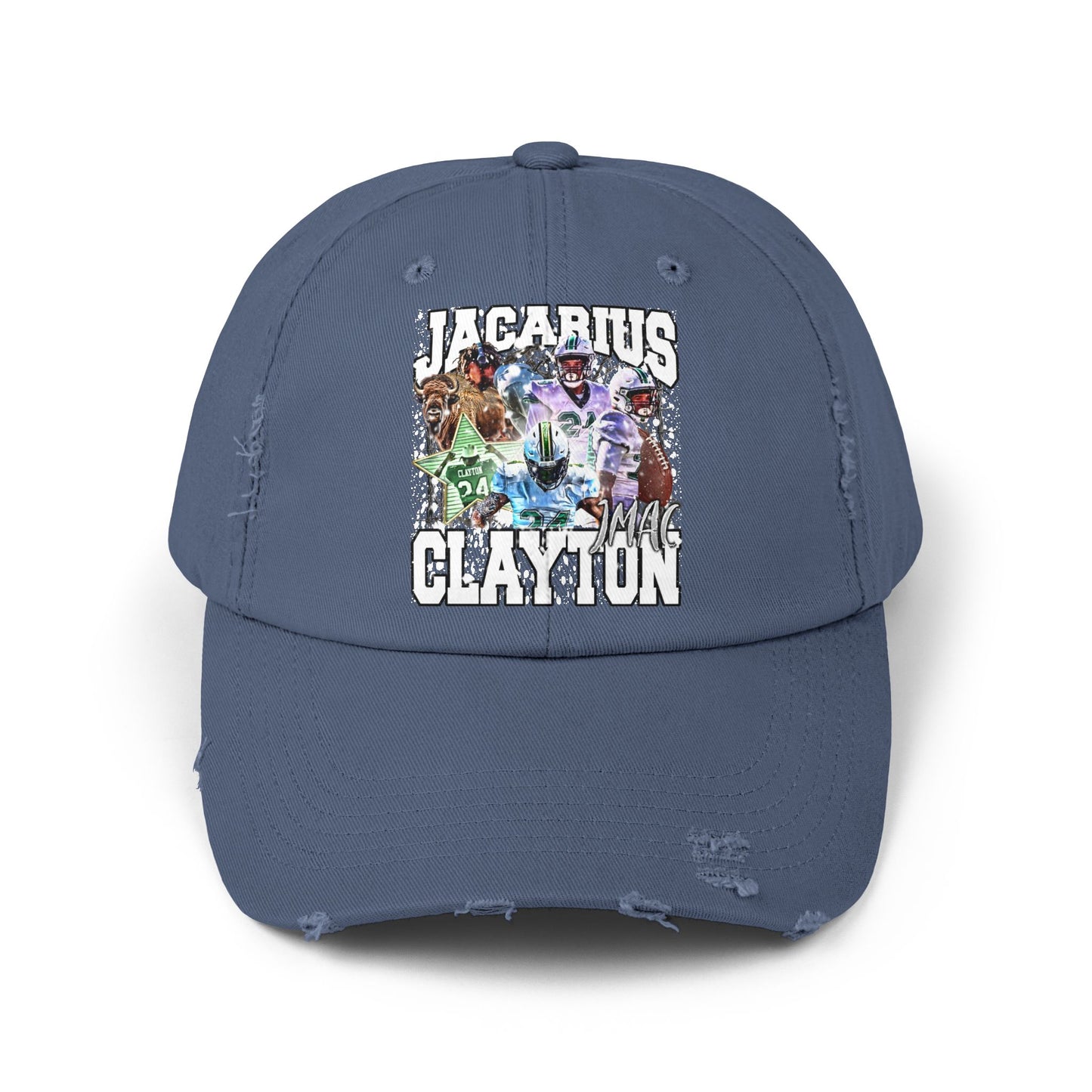 Jacarius Clayton Distressed Hat