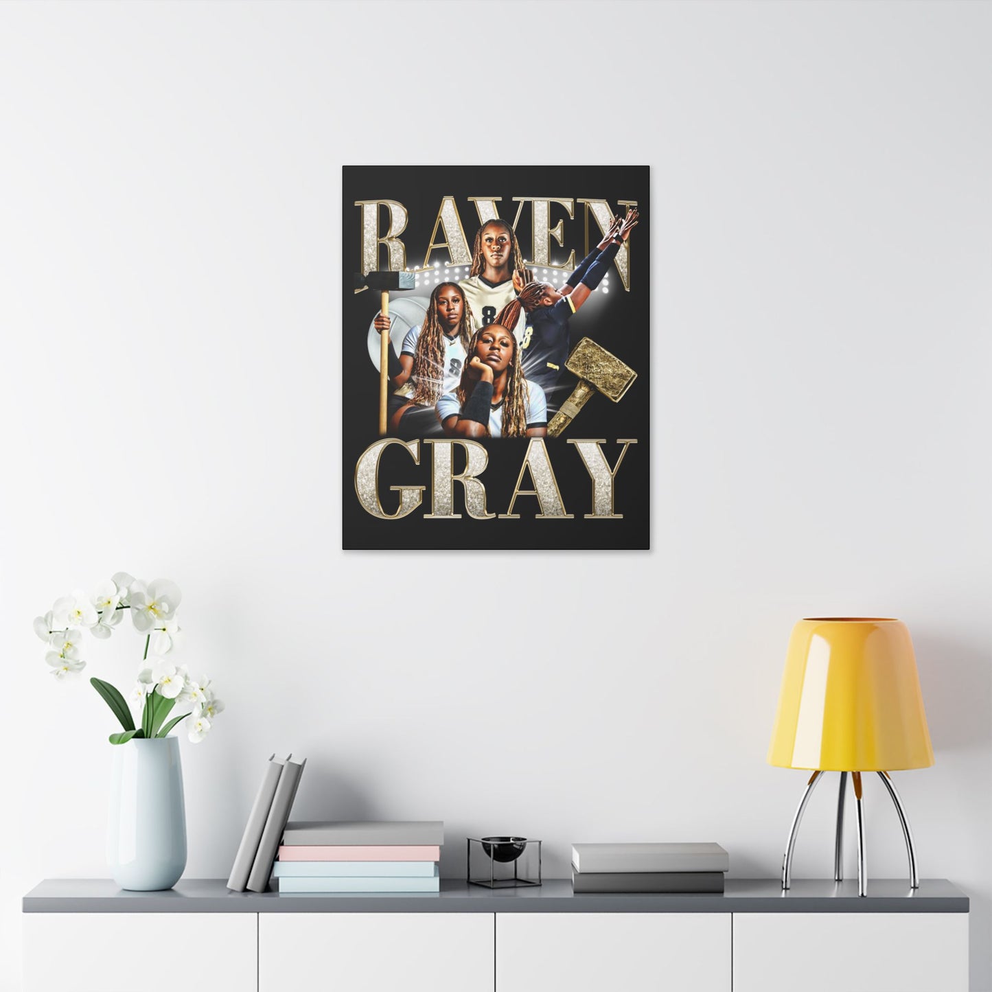 Raven Gray Canvas