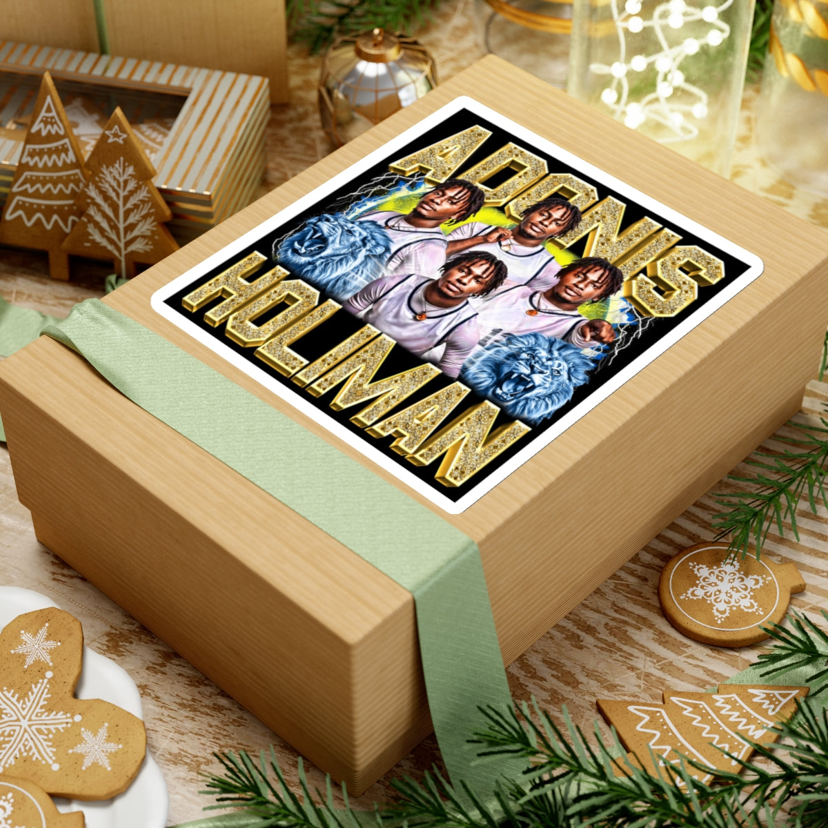 Adonis Holiman Sticker