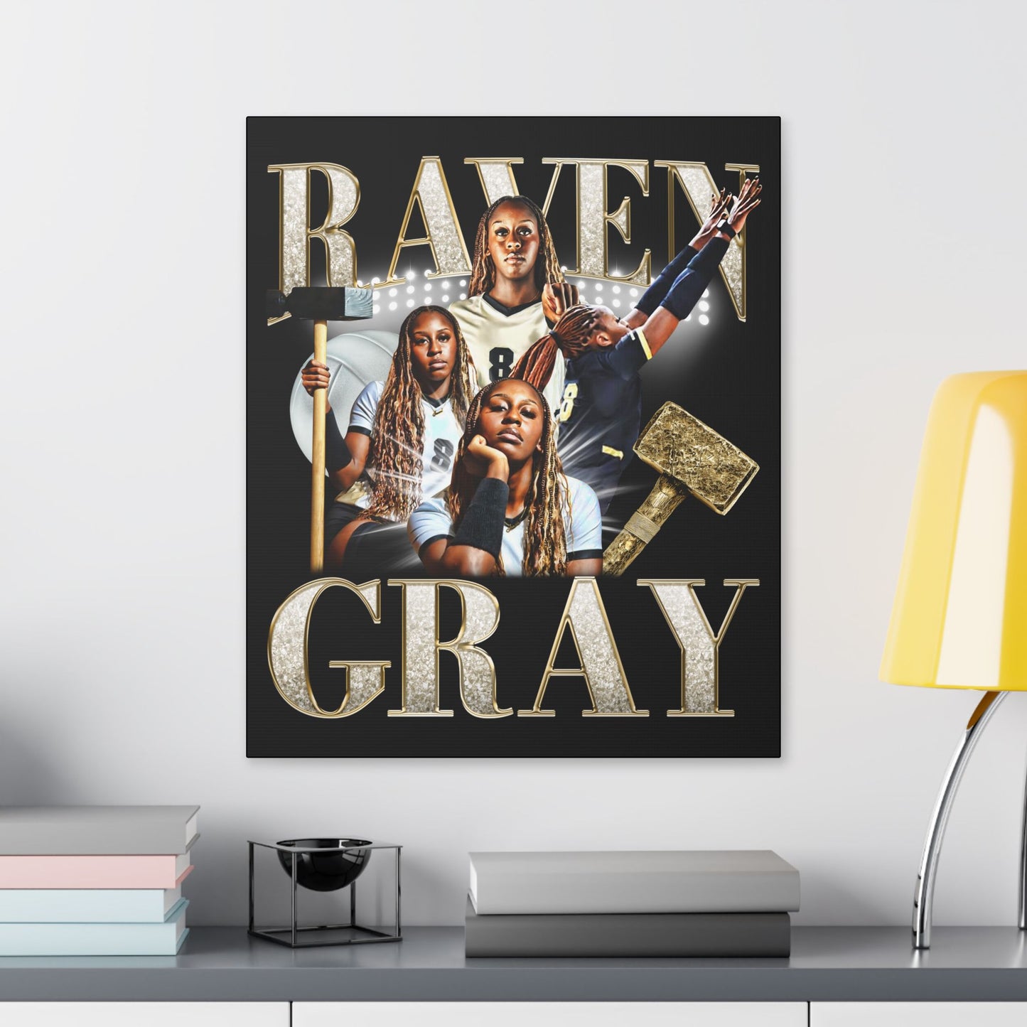Raven Gray Canvas