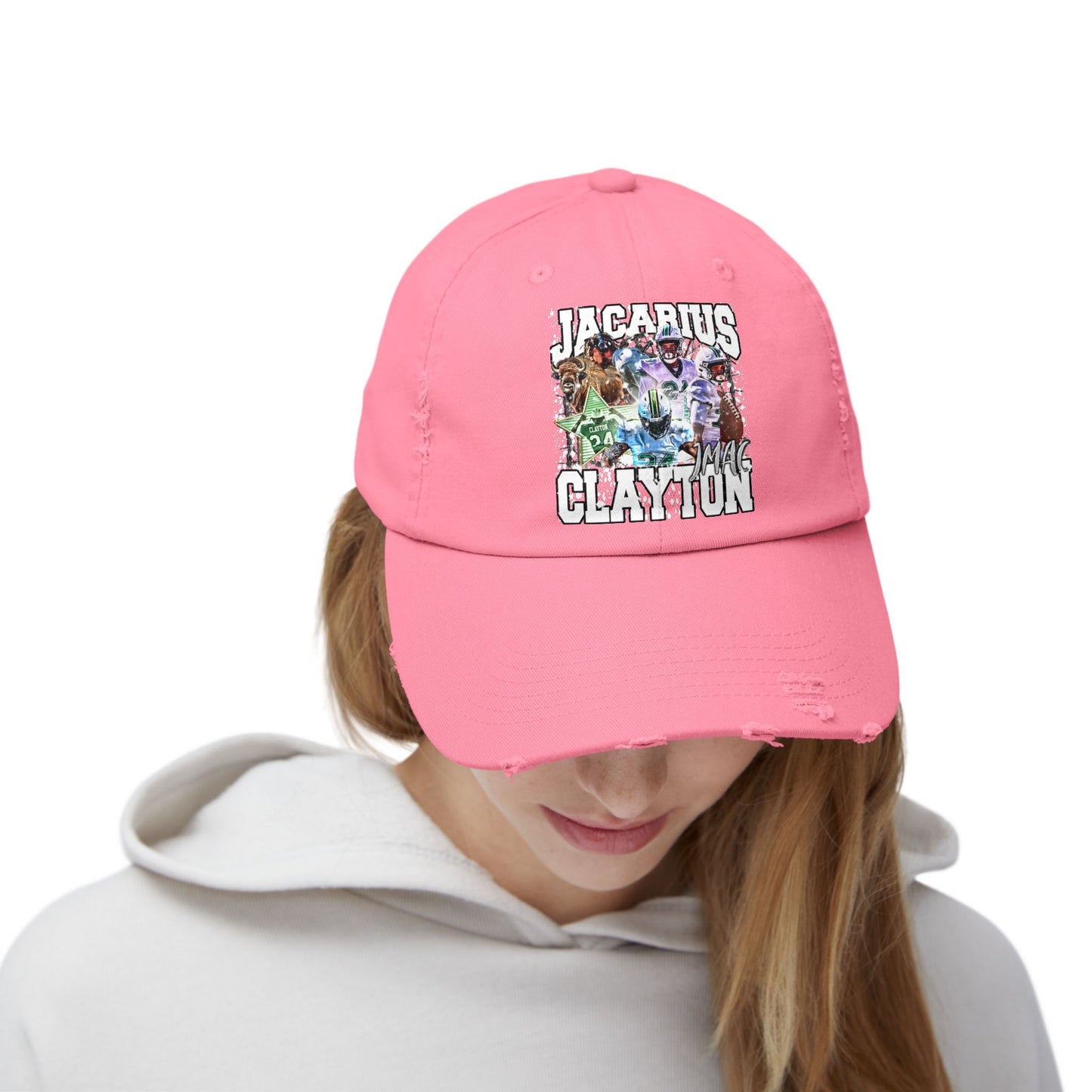 Jacarius Clayton Distressed Hat