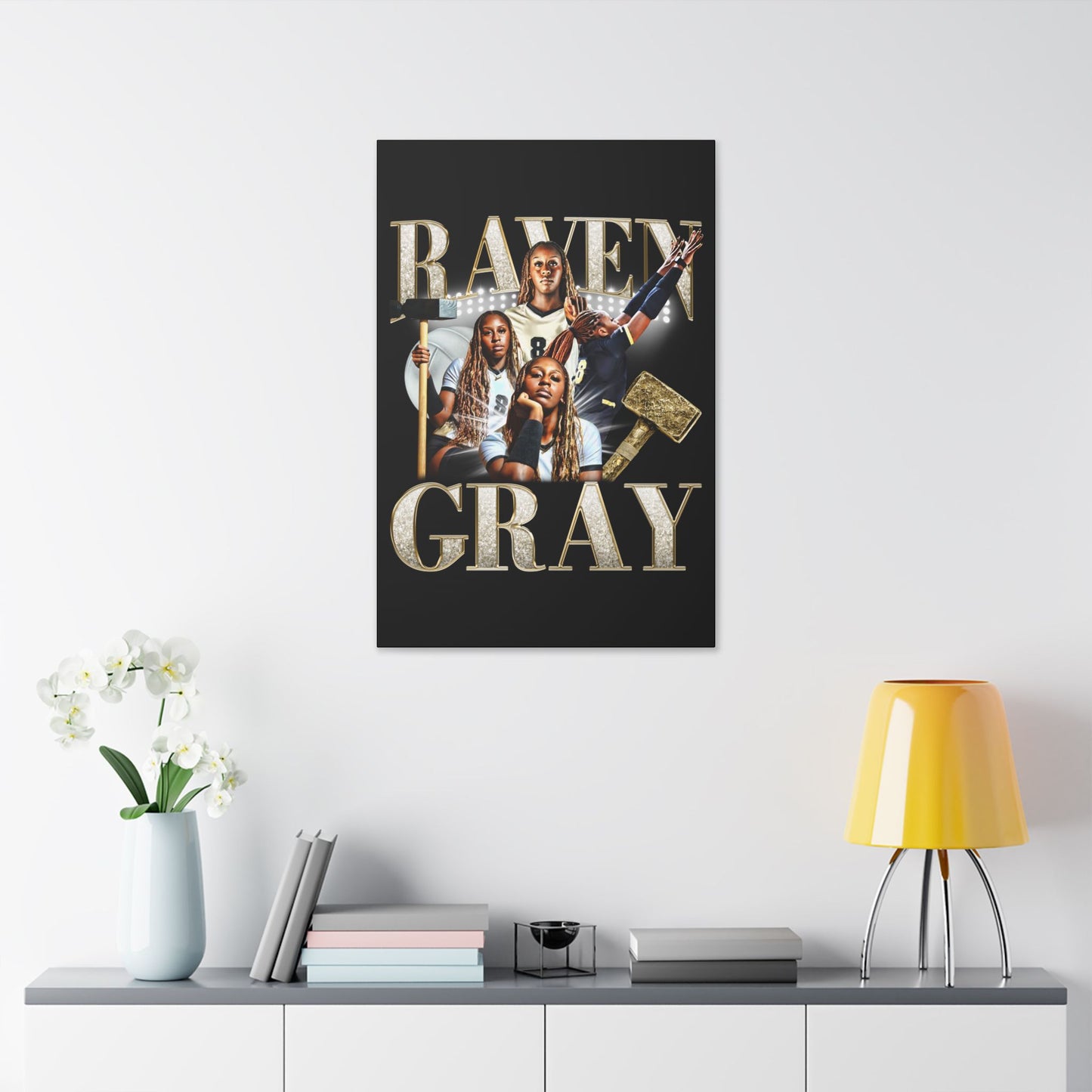 Raven Gray Canvas