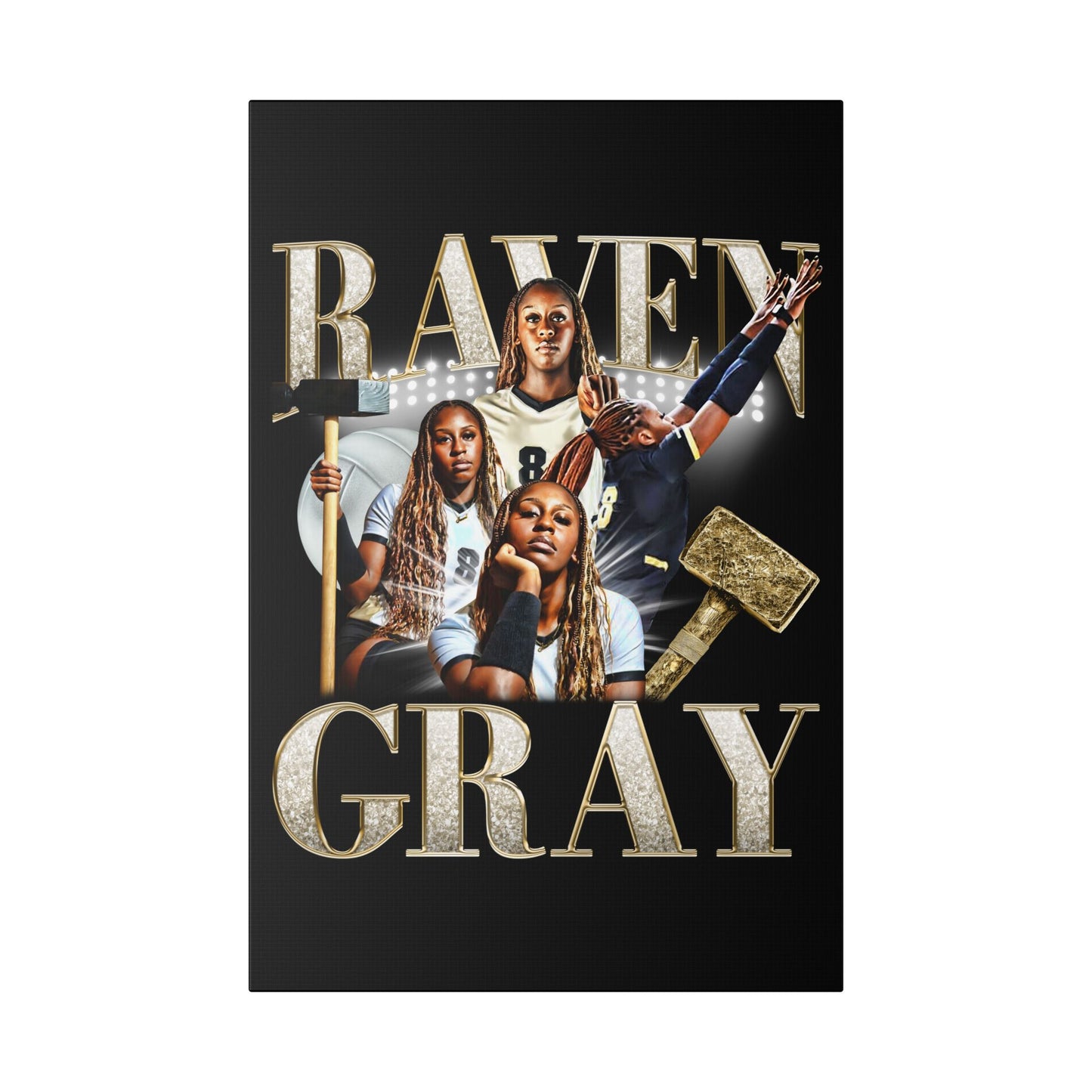 Raven Gray Canvas