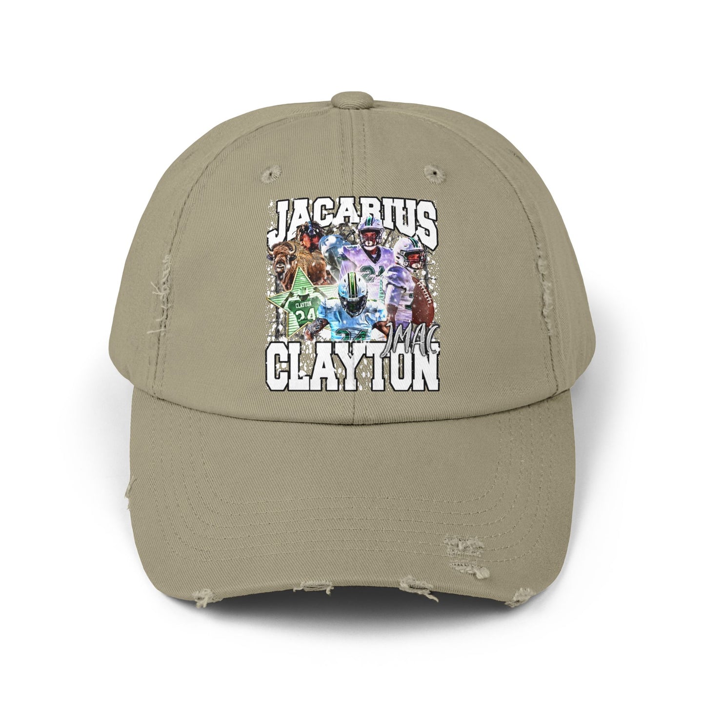 Jacarius Clayton Distressed Hat