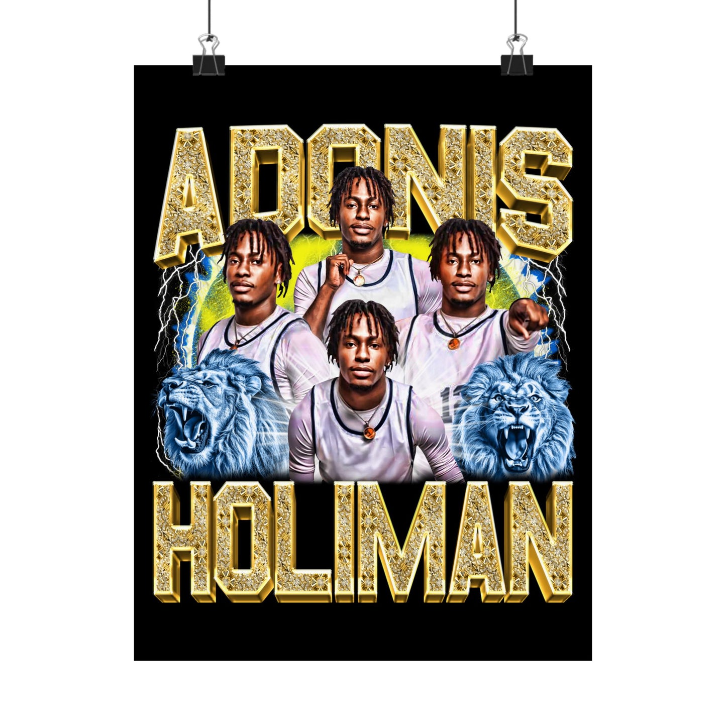 Adonis Holiman Poster