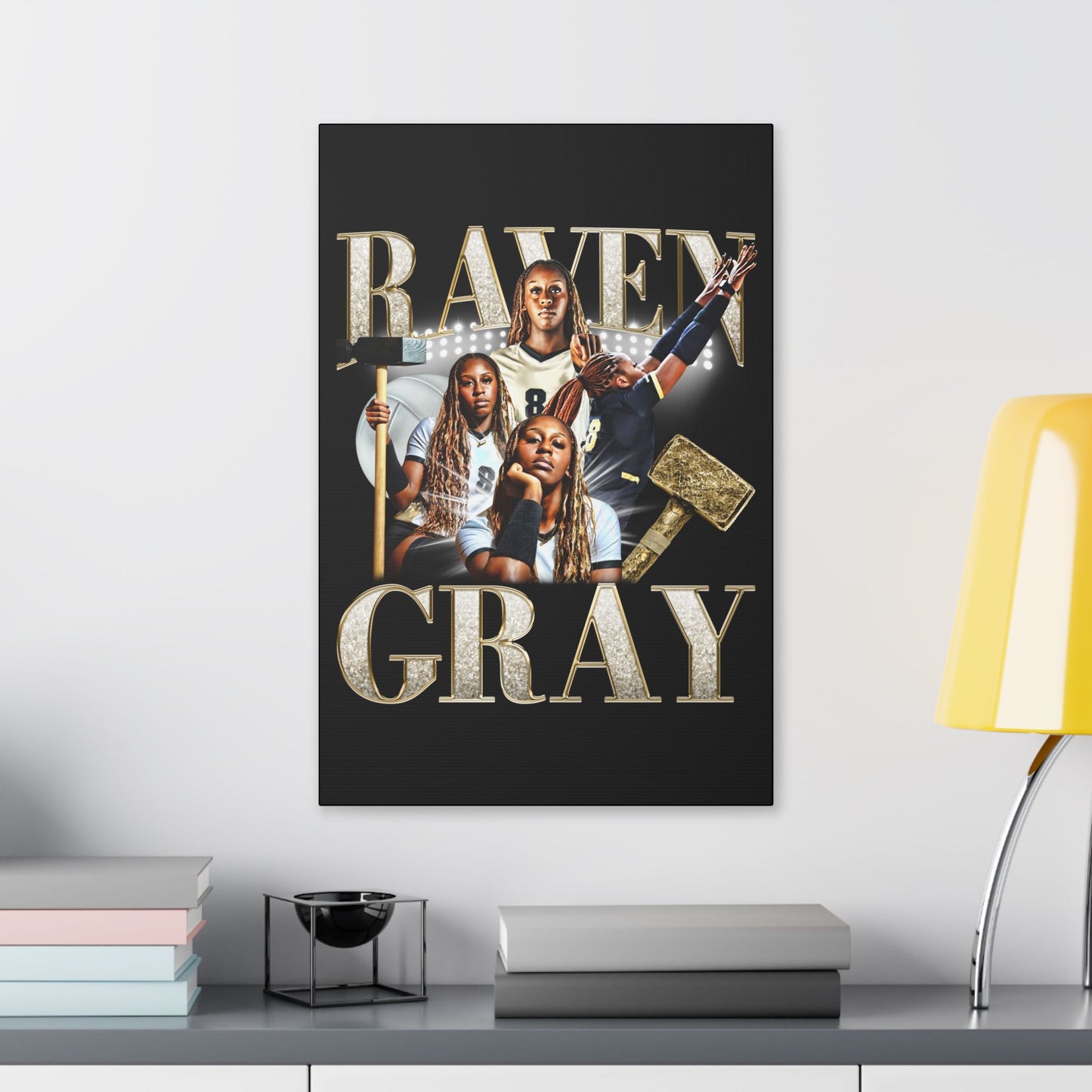 Raven Gray Canvas