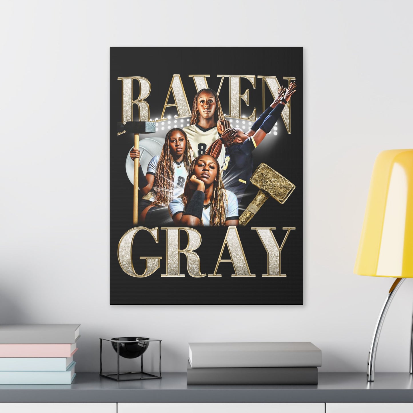 Raven Gray Canvas