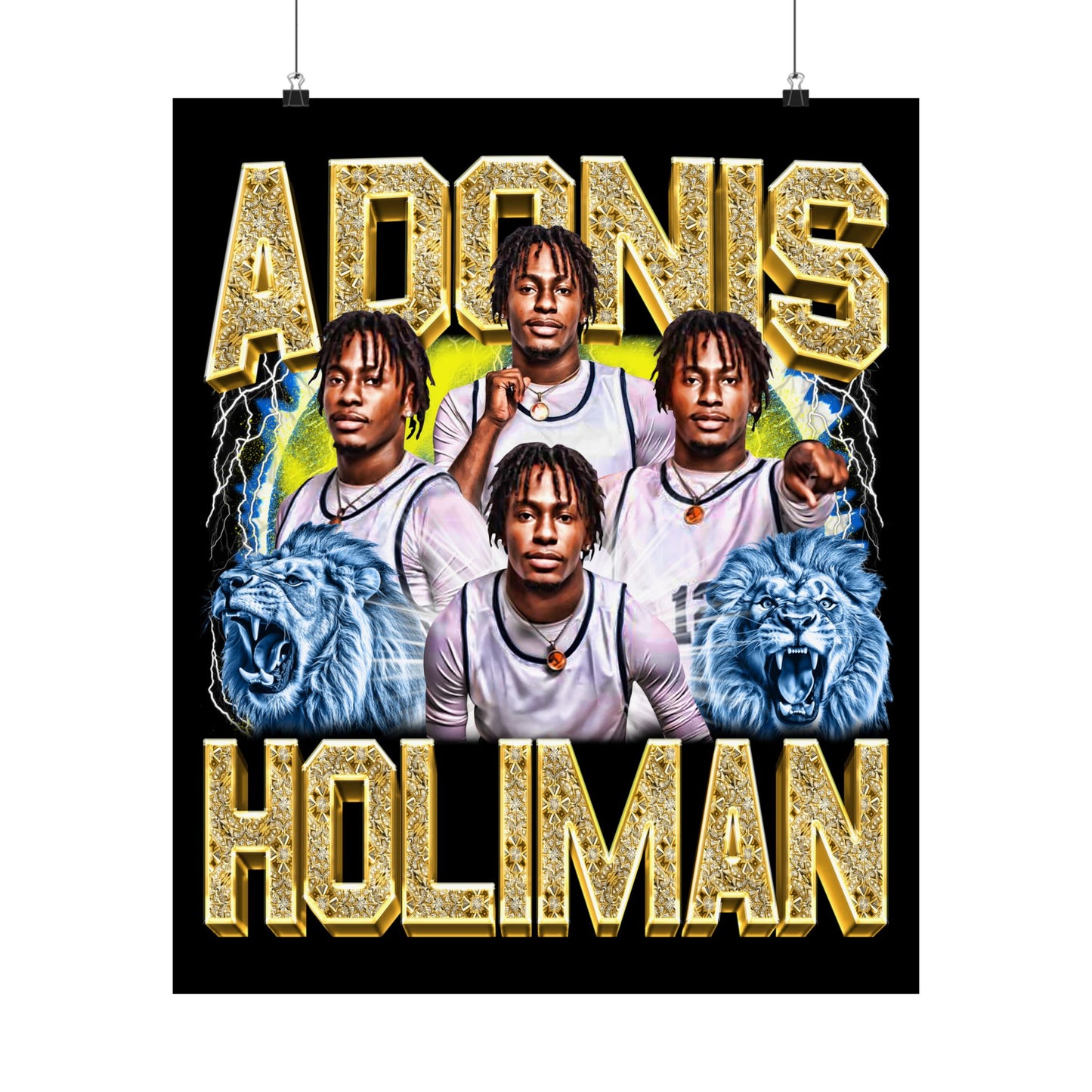 Adonis Holiman Poster