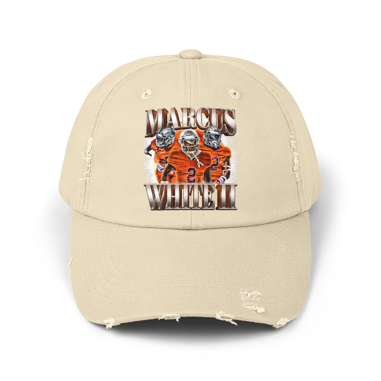 Marcus White II Distressed Hat