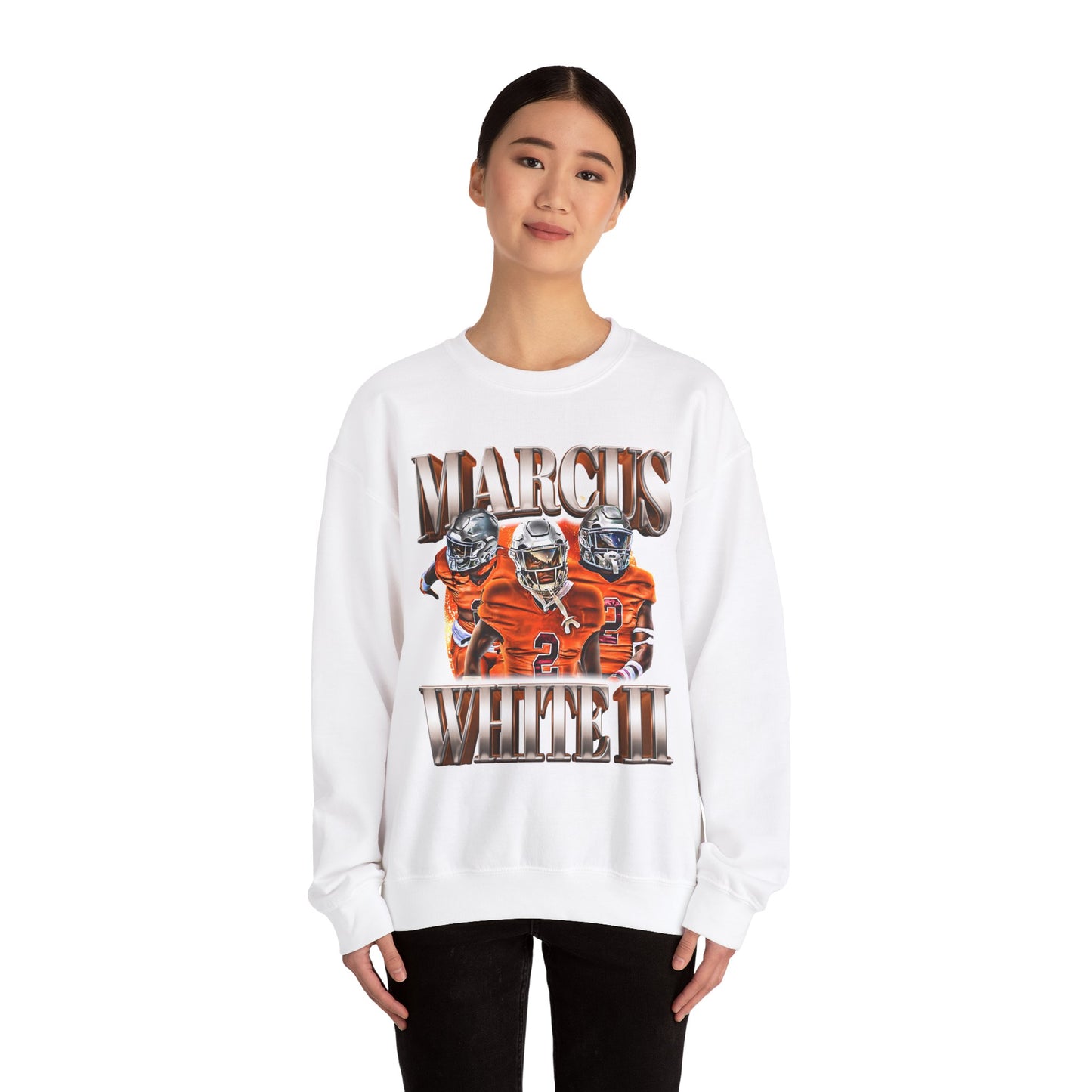 Marcus White II Crewneck Sweatshirt