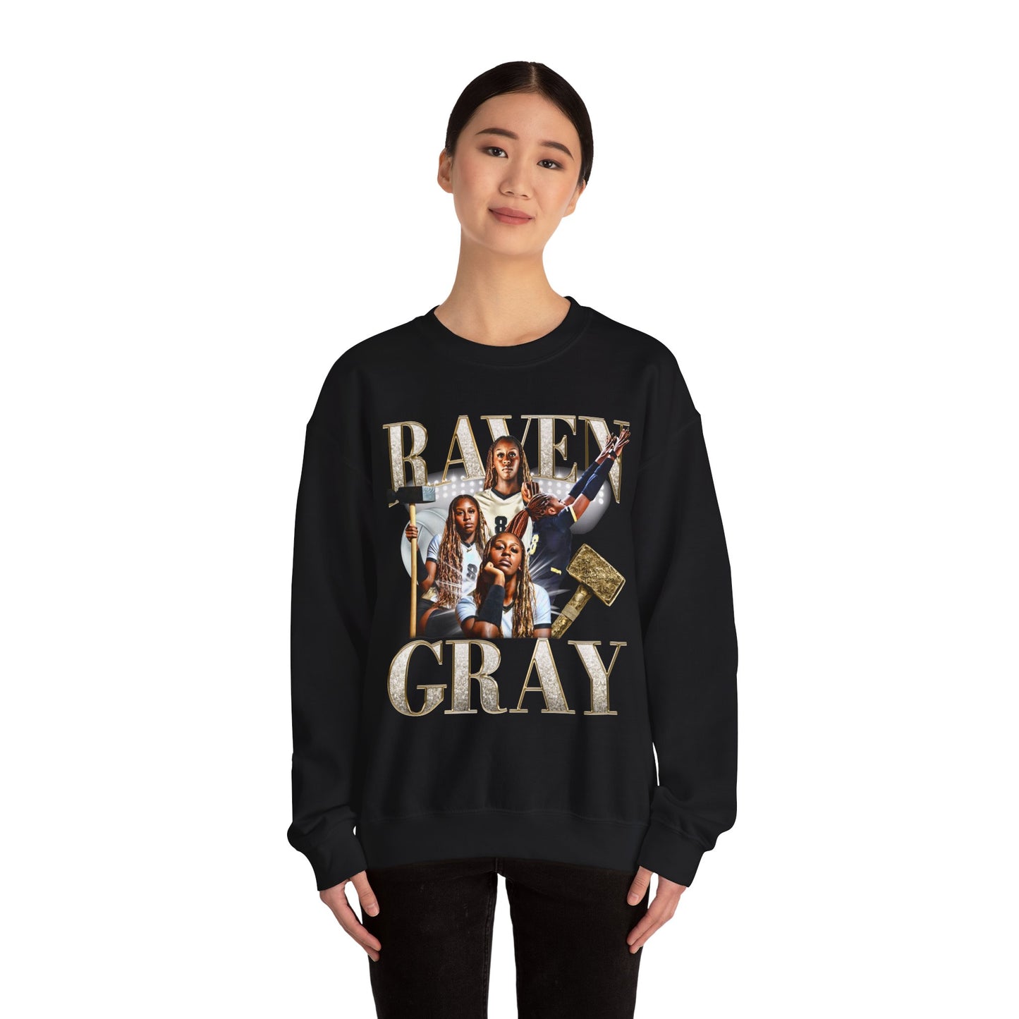 Raven Gray Crewneck Sweatshirt