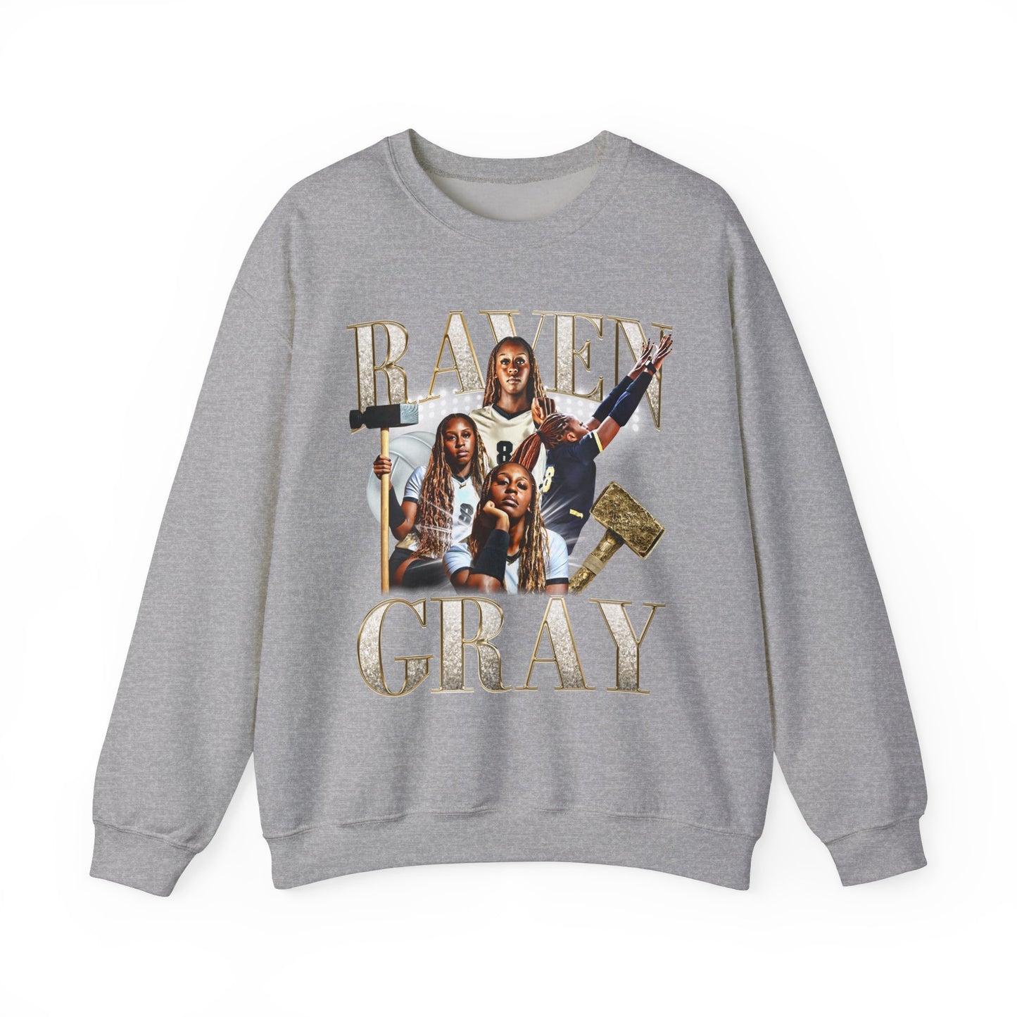Raven Gray Crewneck Sweatshirt