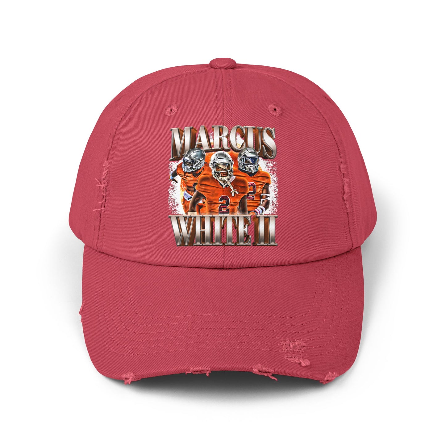 Marcus White II Distressed Hat