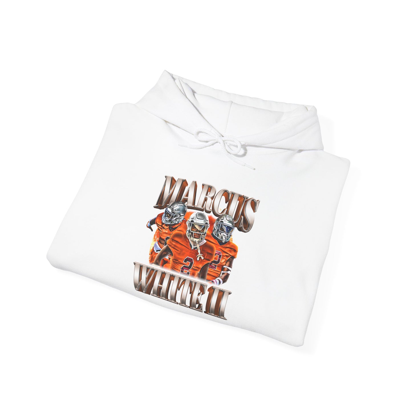 Marcus White II Hooded Sweatshirt