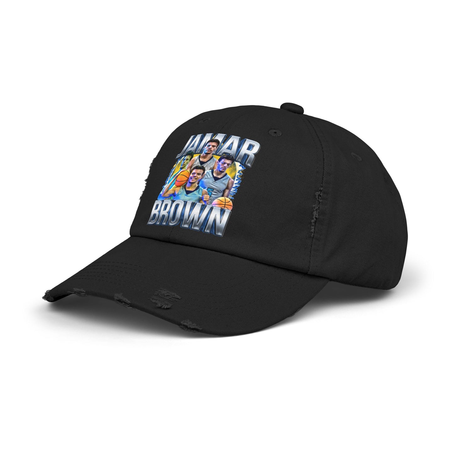 Jamar Brown Distressed Hat