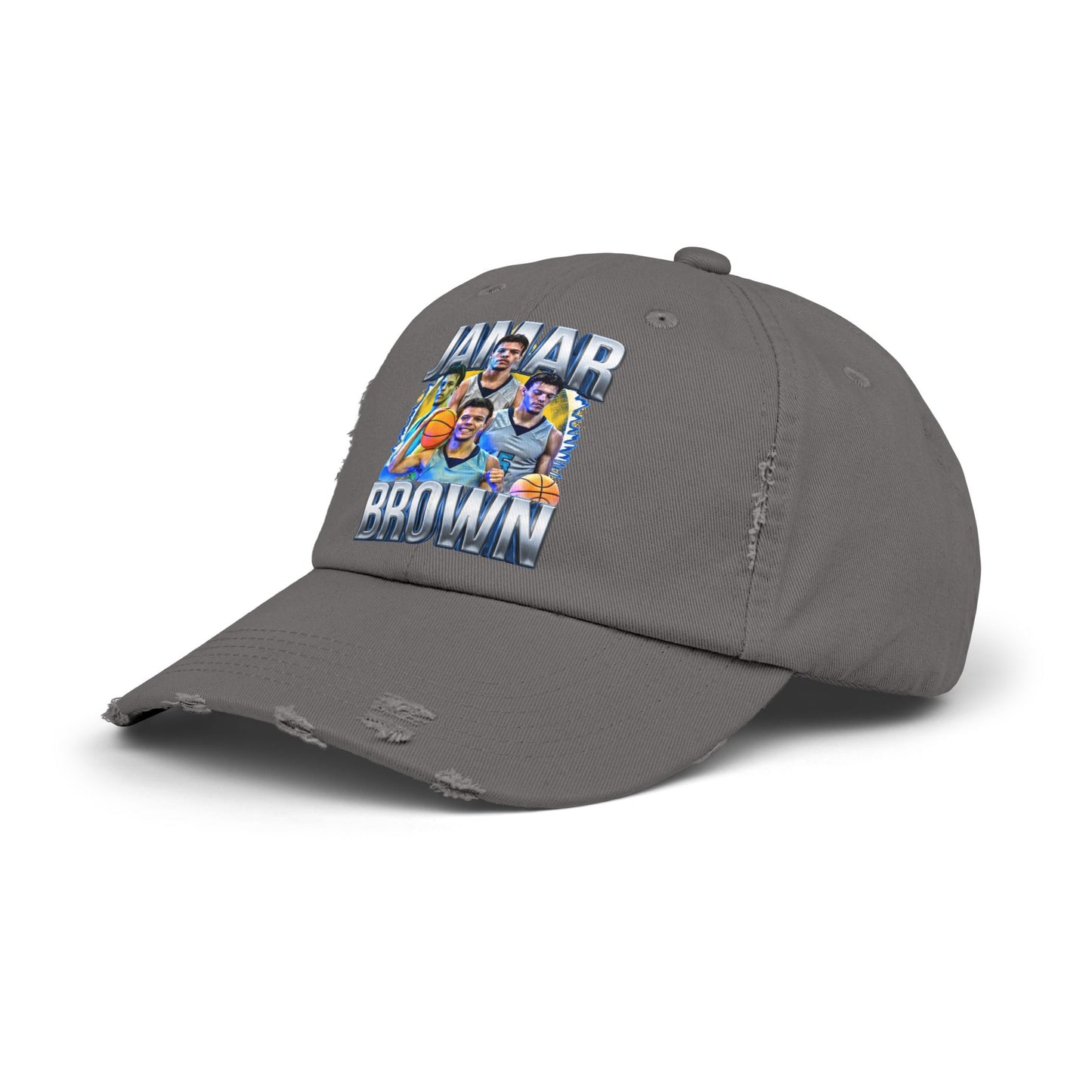 Jamar Brown Distressed Hat