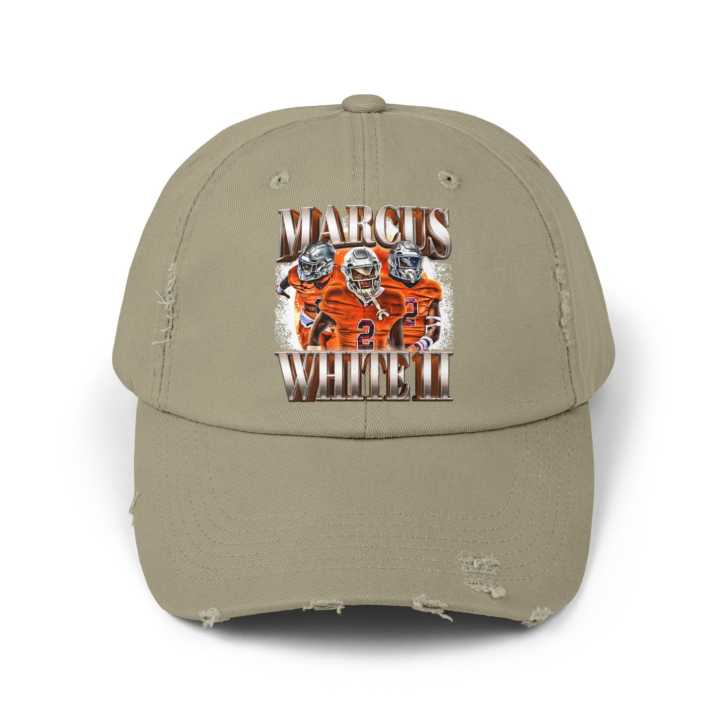 Marcus White II Distressed Hat