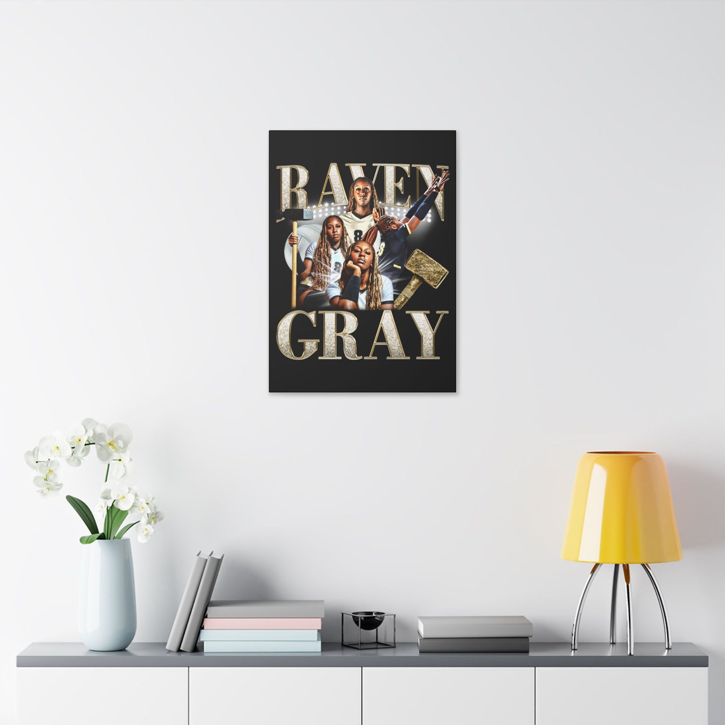 Raven Gray Canvas