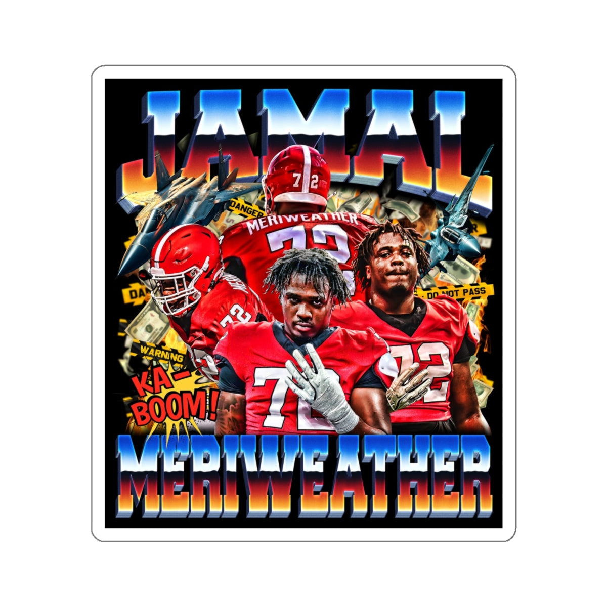 Jamal Meriweather Sticker