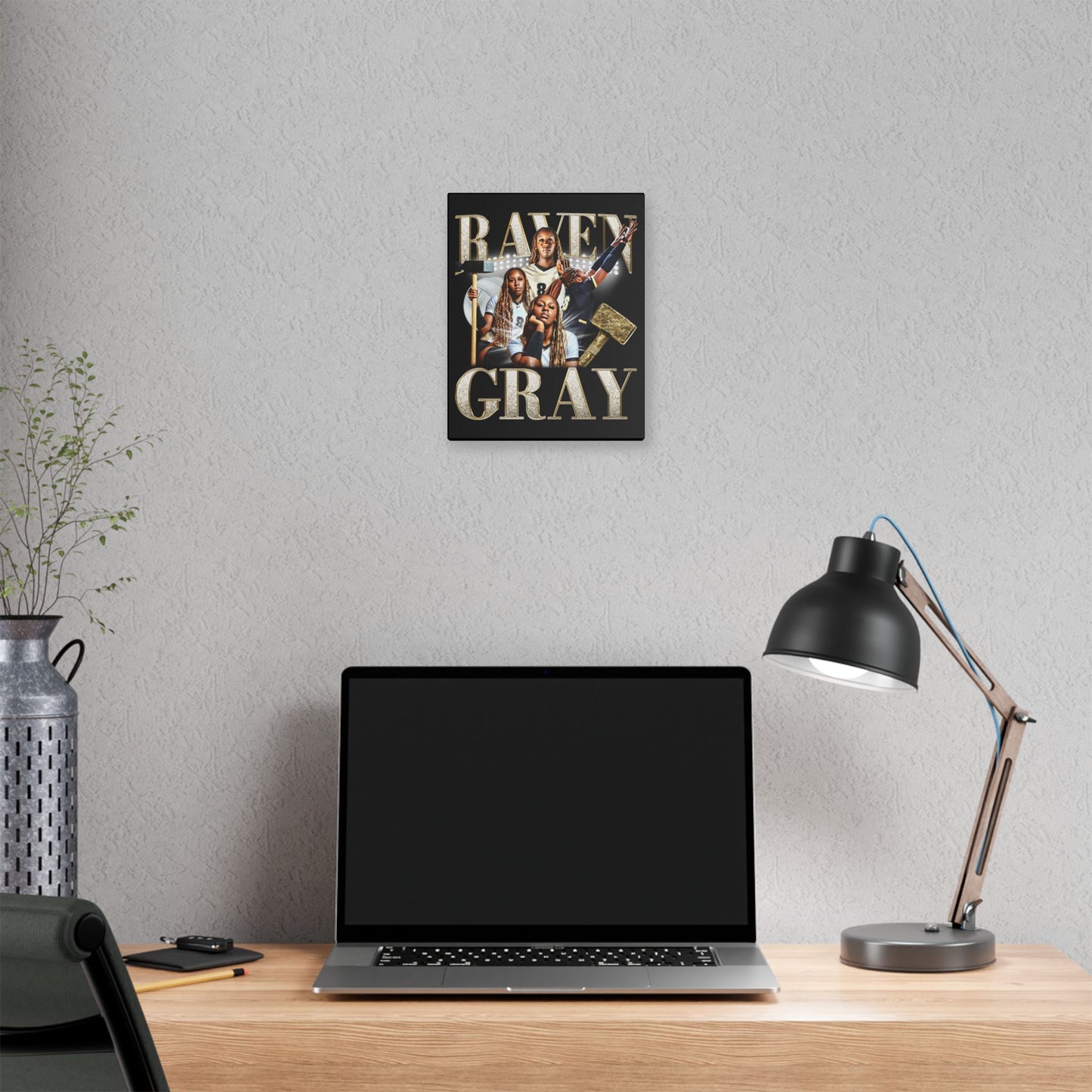 Raven Gray Canvas