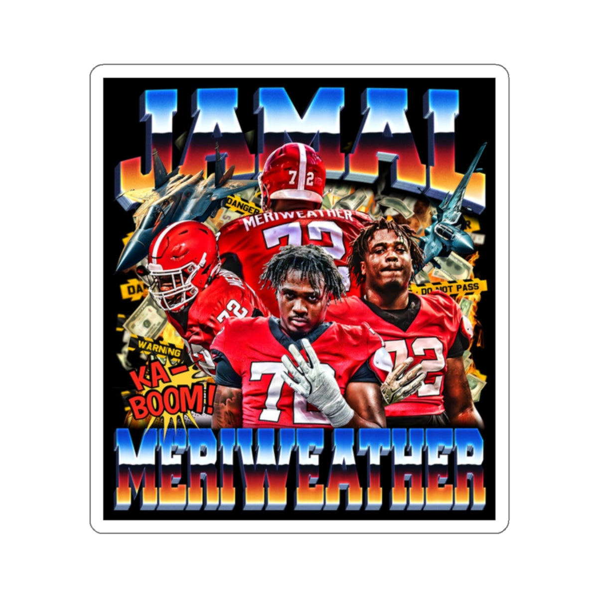 Jamal Meriweather Sticker