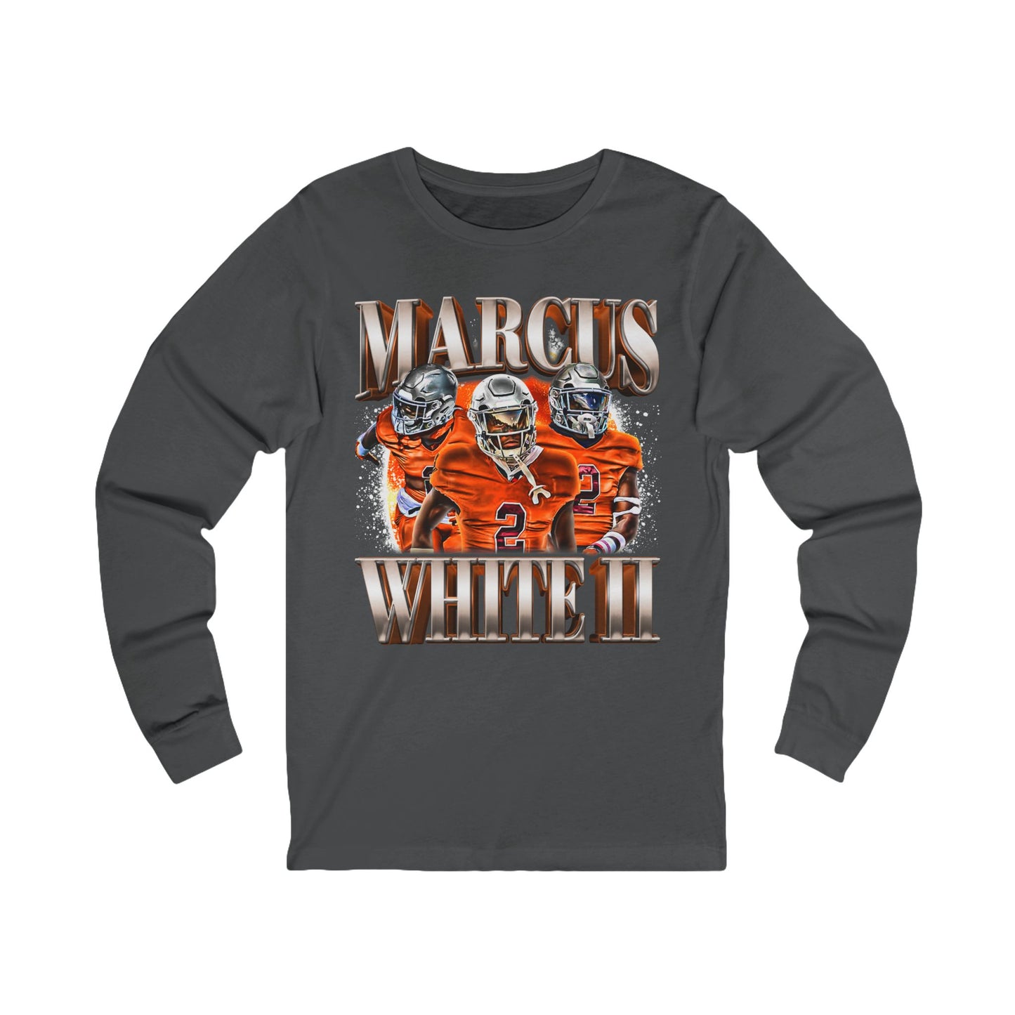 Marcus White II Long Sleeve T-Shirt