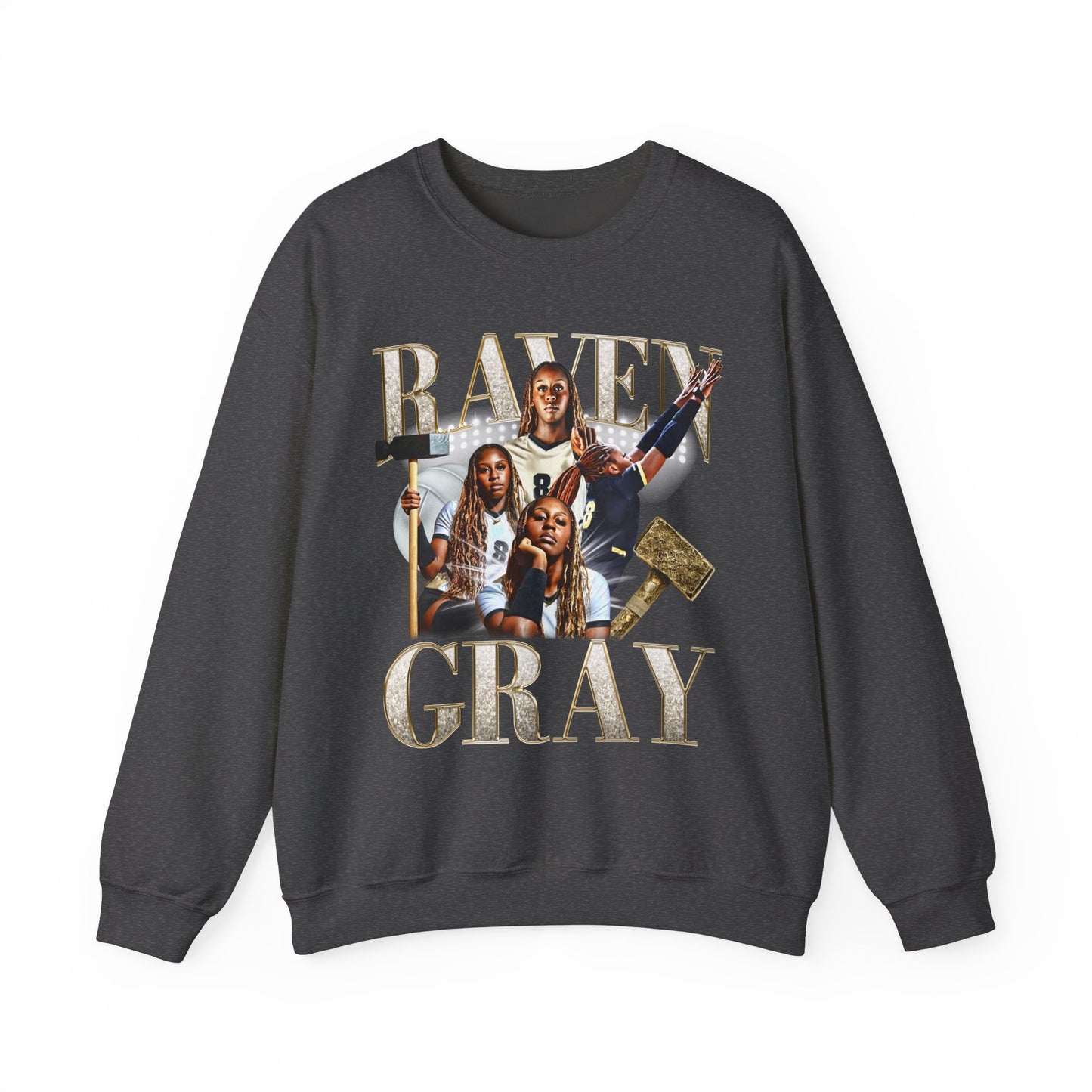 Raven Gray Crewneck Sweatshirt