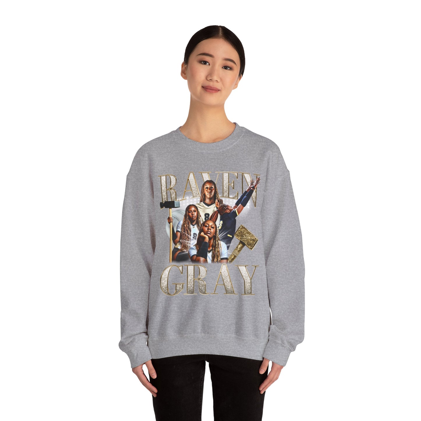 Raven Gray Crewneck Sweatshirt