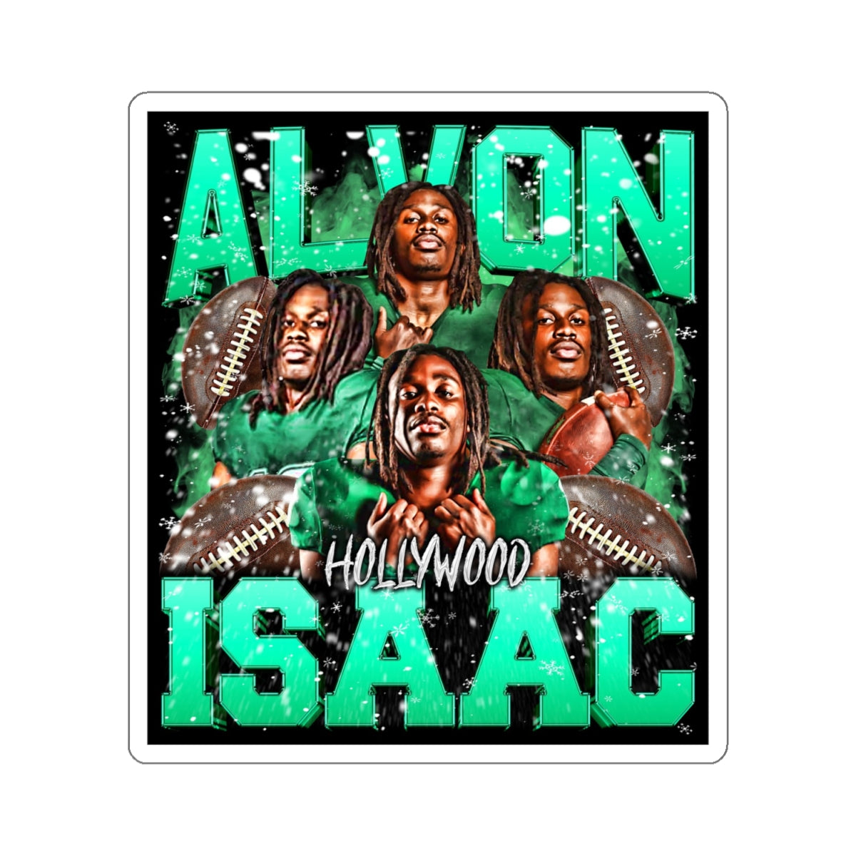 Alvon Isaac Sticker