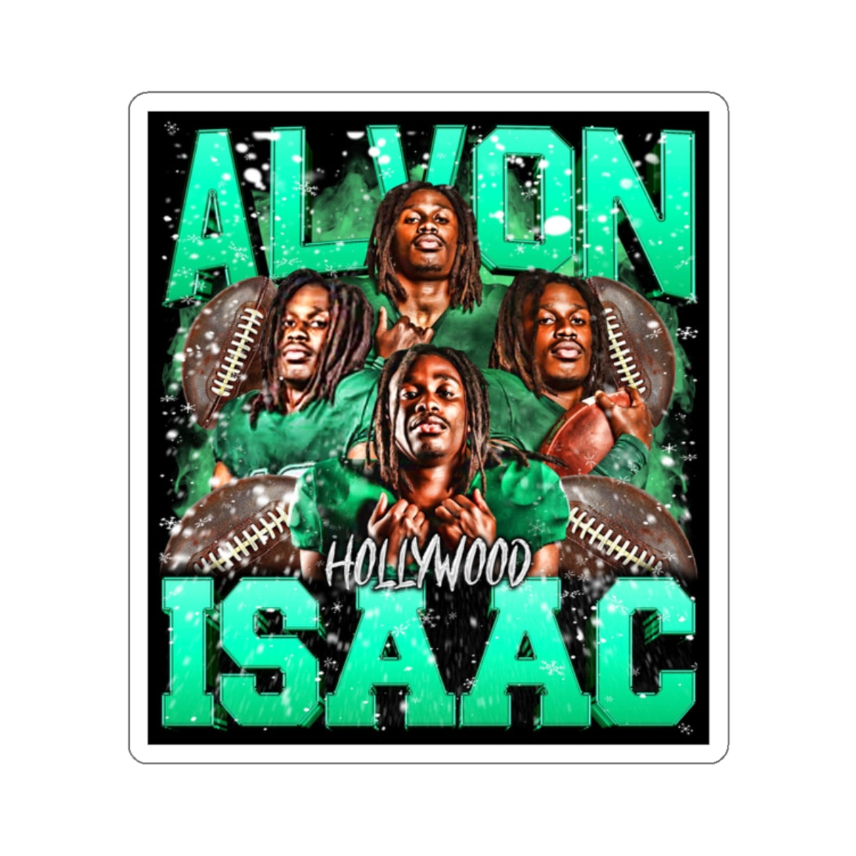 Alvon Isaac Sticker