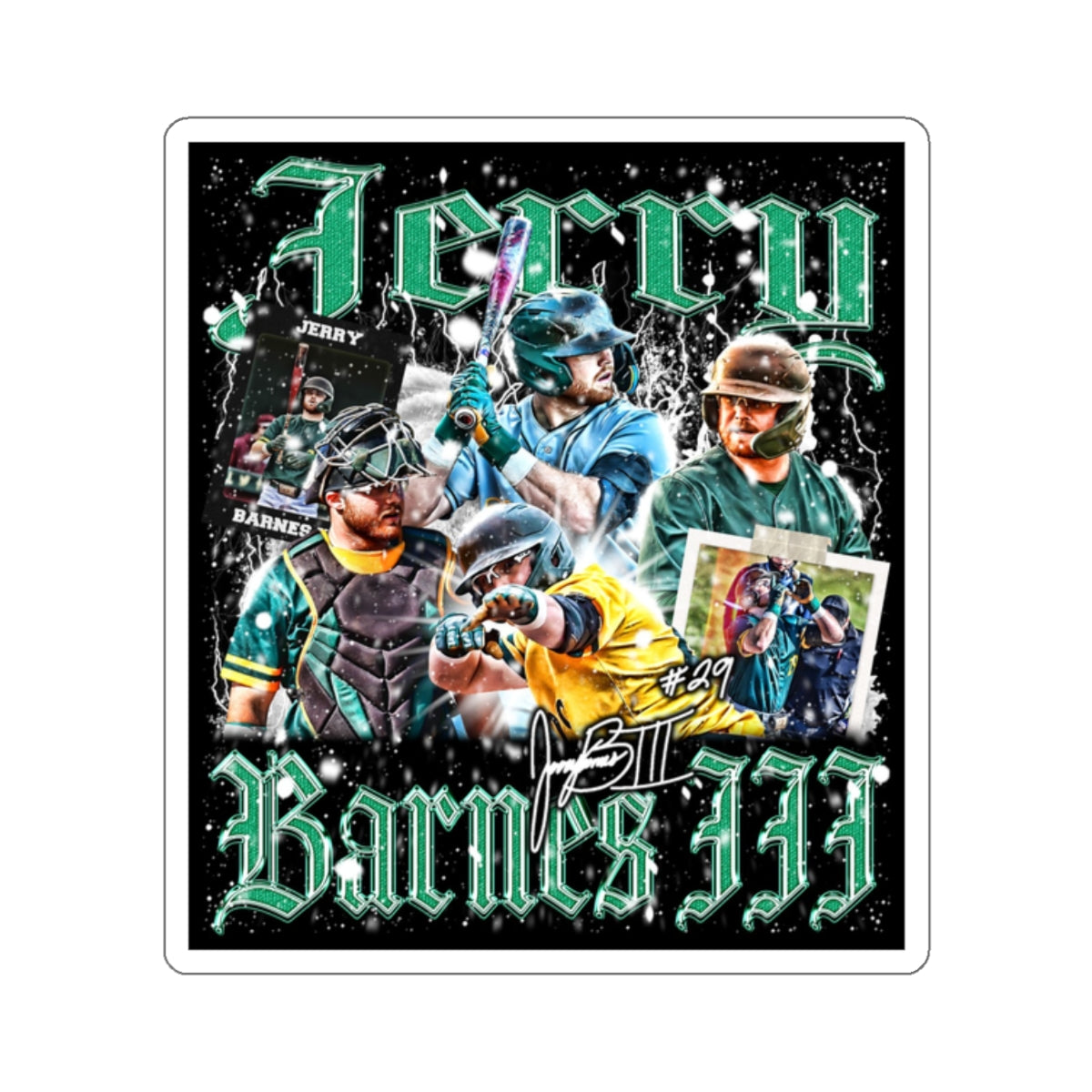Jerry Barnes III Sticker