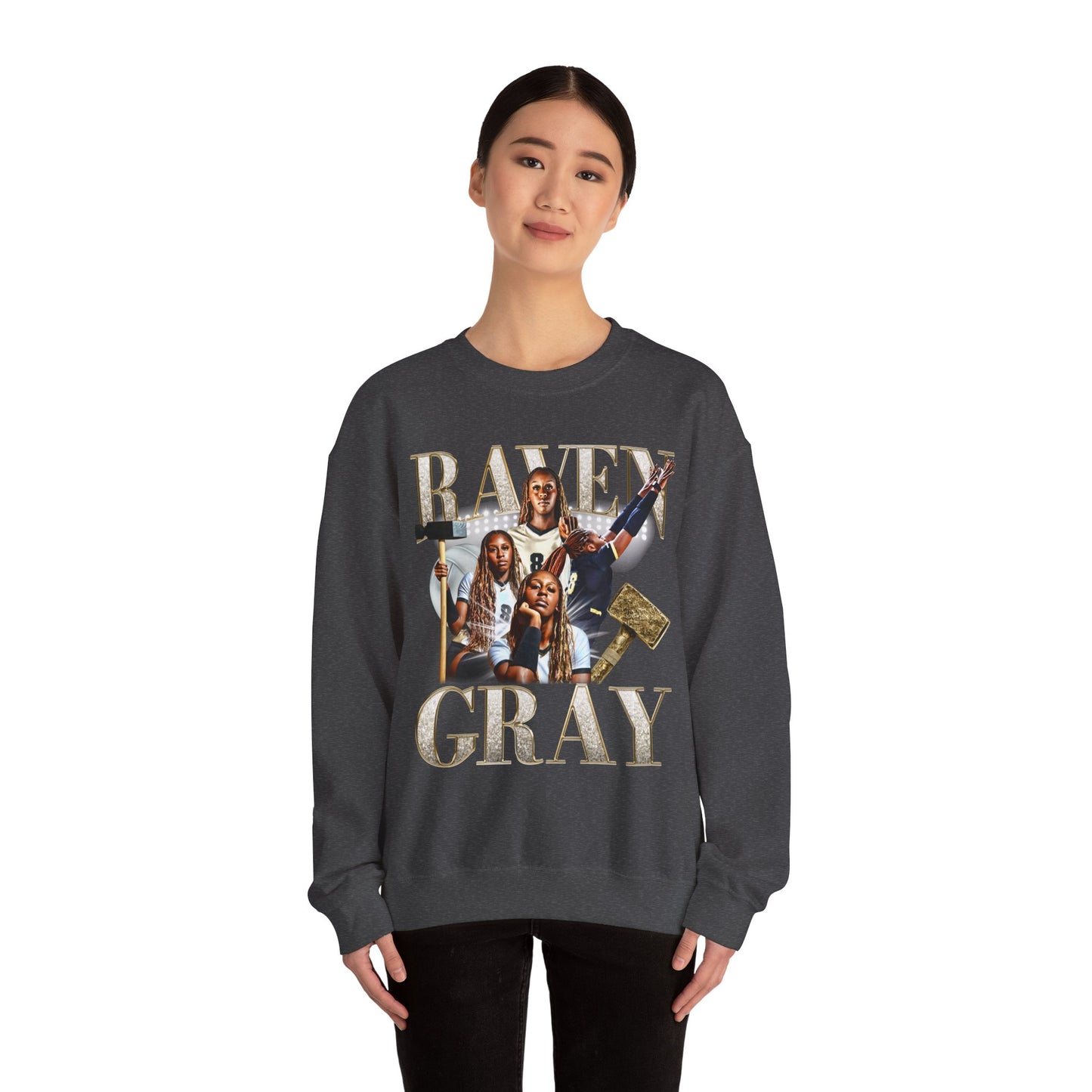 Raven Gray Crewneck Sweatshirt