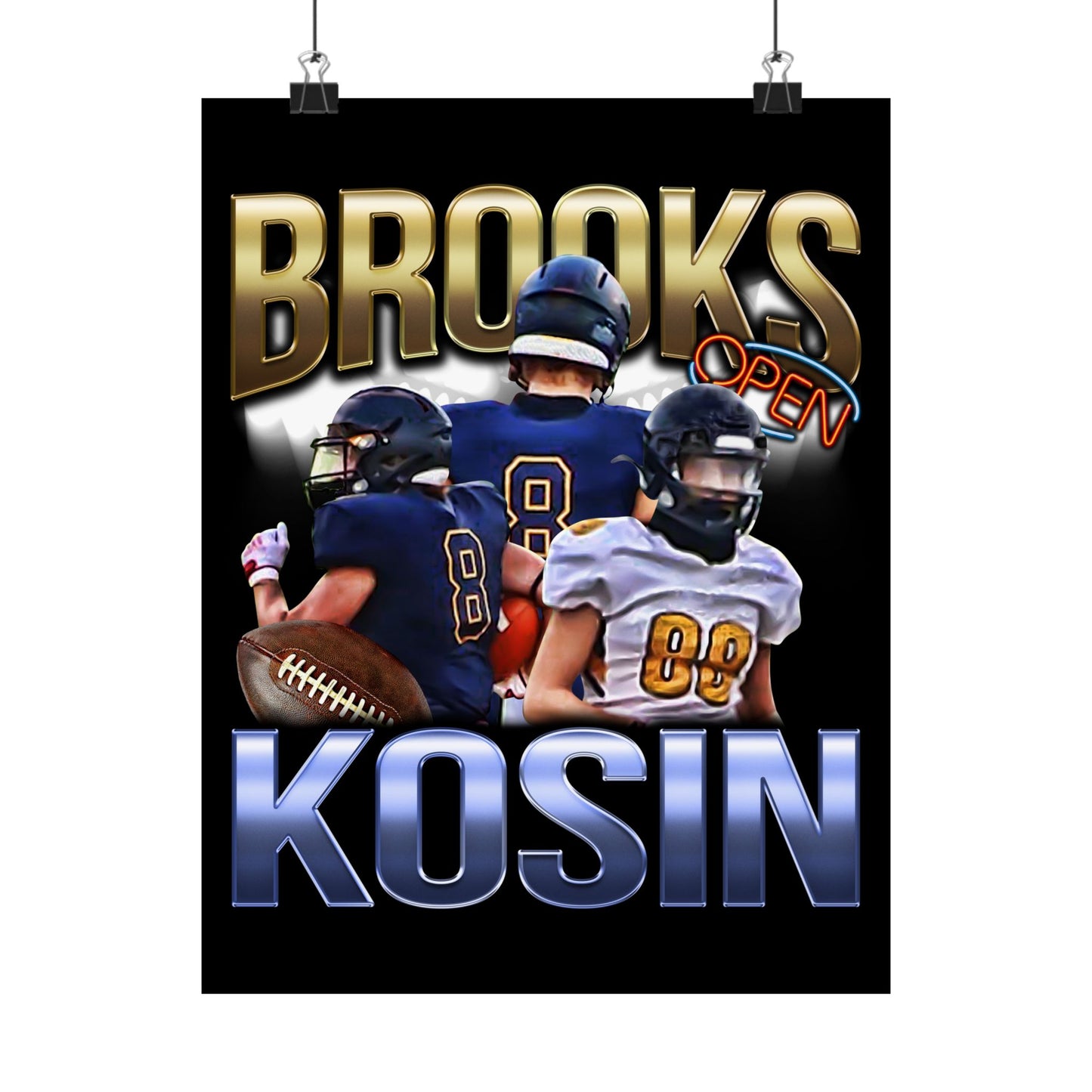 Brooks Kosin Poster