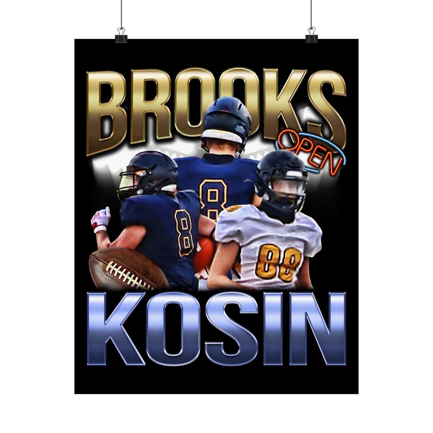 Brooks Kosin Poster