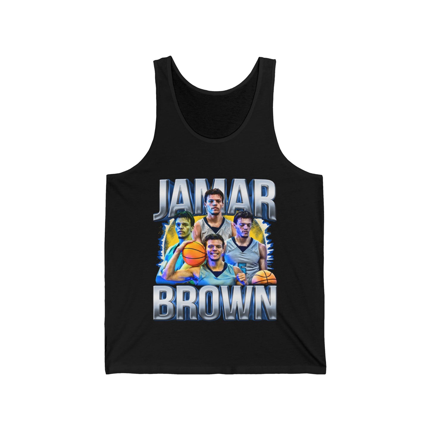 Jamar Brown Tank Top
