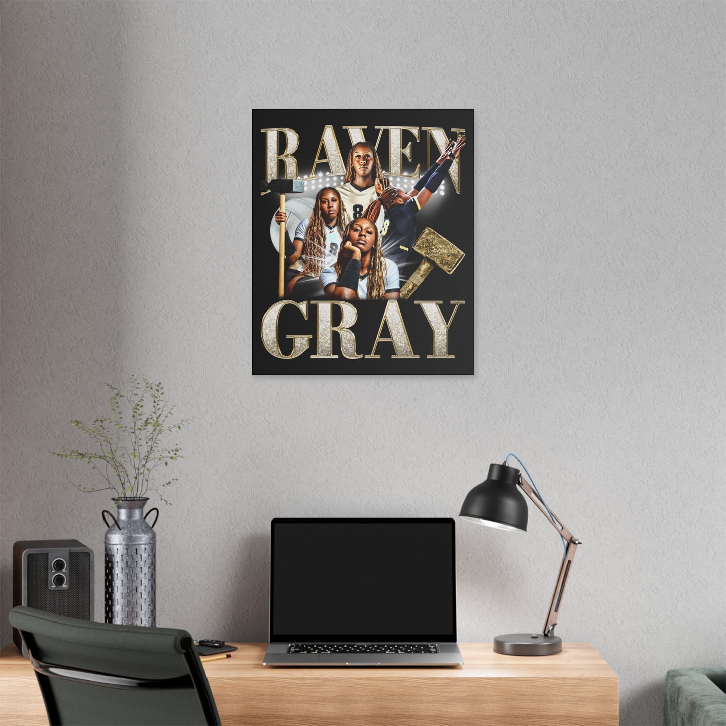 Raven Gray Canvas