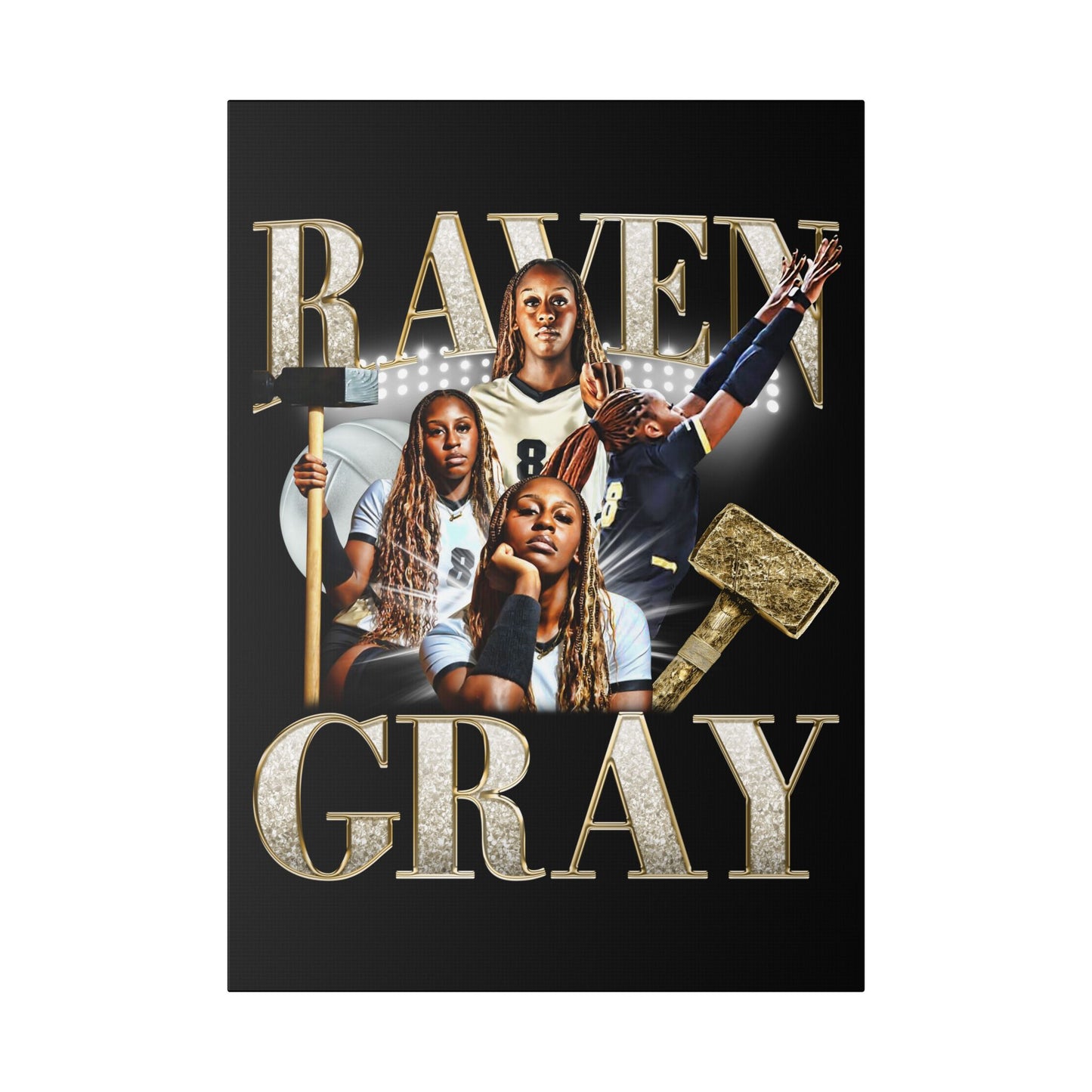 Raven Gray Canvas