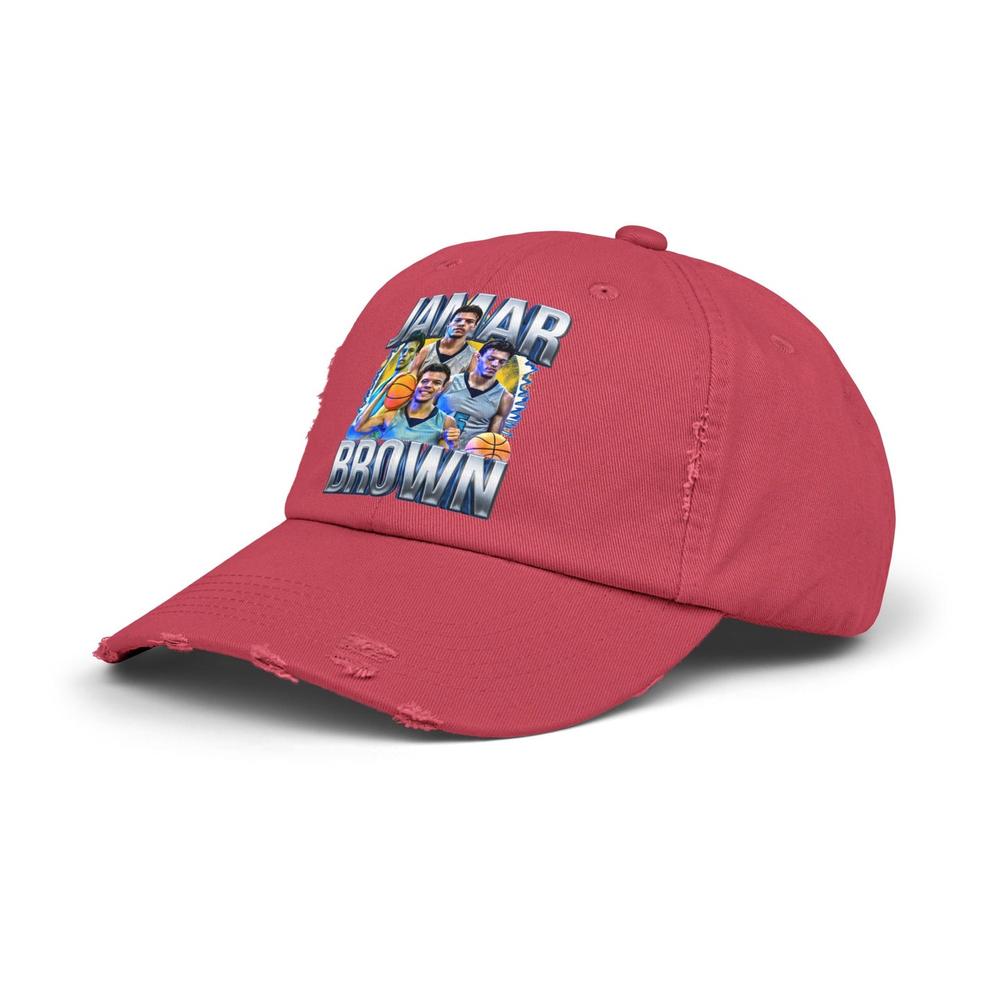 Jamar Brown Distressed Hat