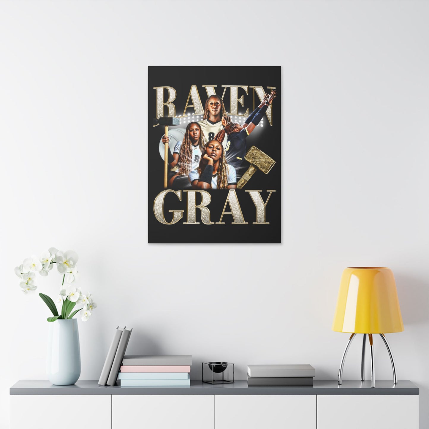 Raven Gray Canvas