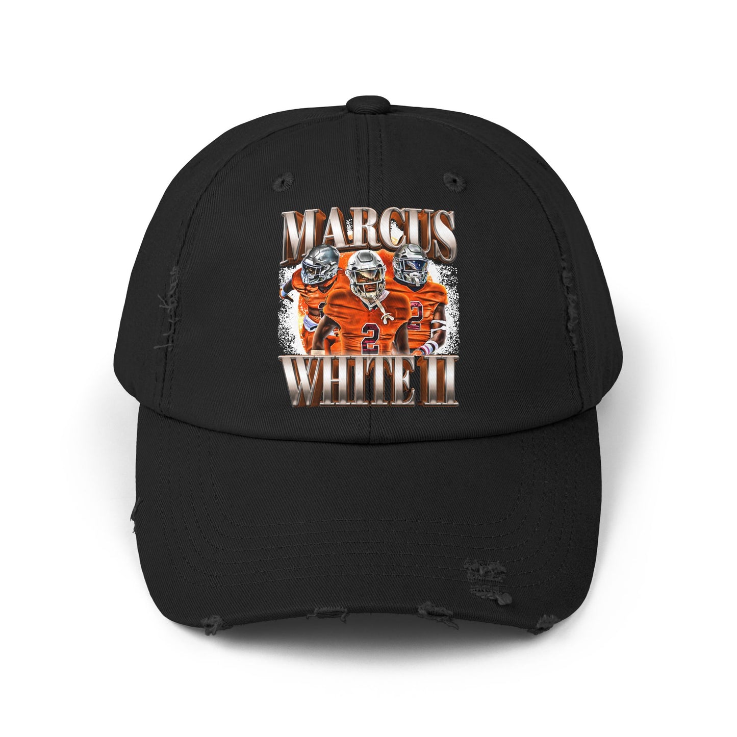 Marcus White II Distressed Hat
