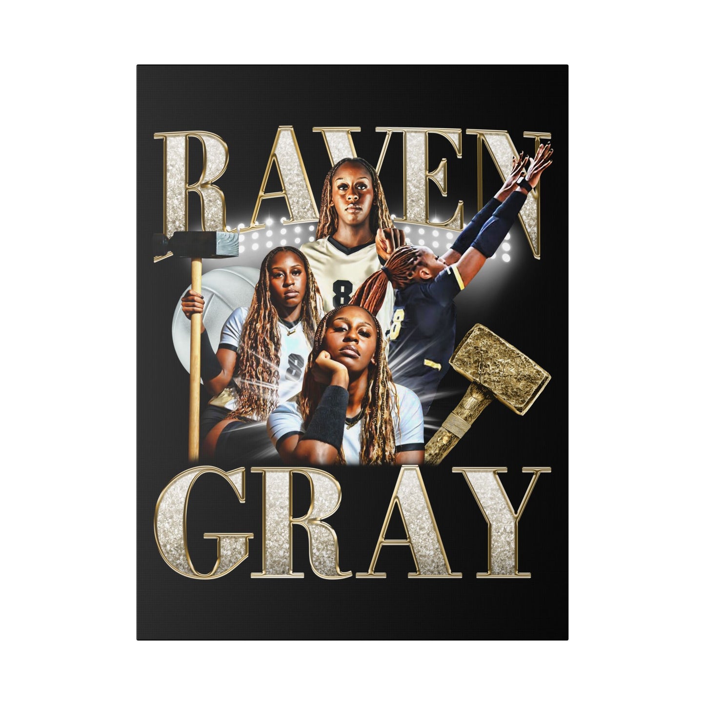 Raven Gray Canvas