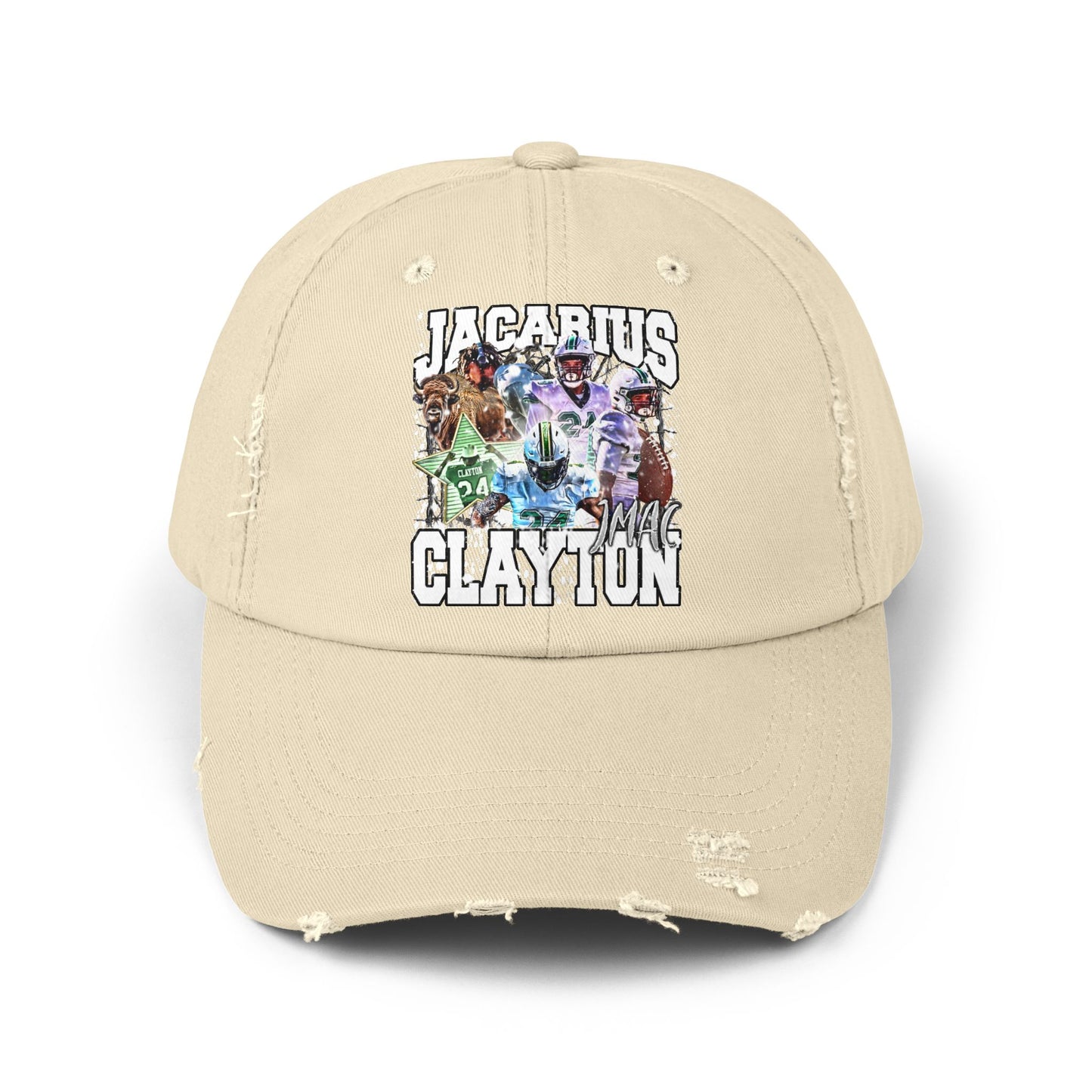 Jacarius Clayton Distressed Hat