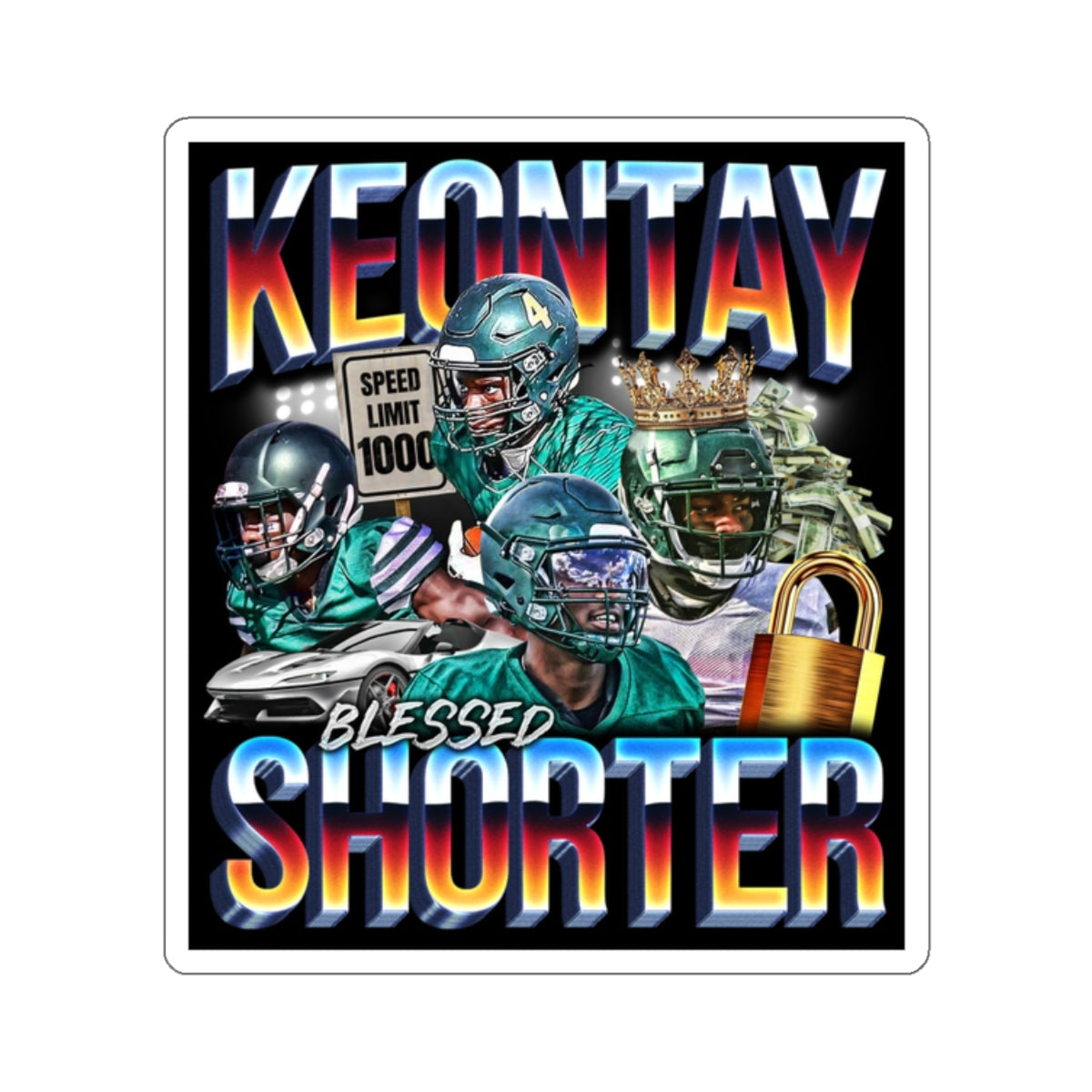 Keontay Shorter Sticker