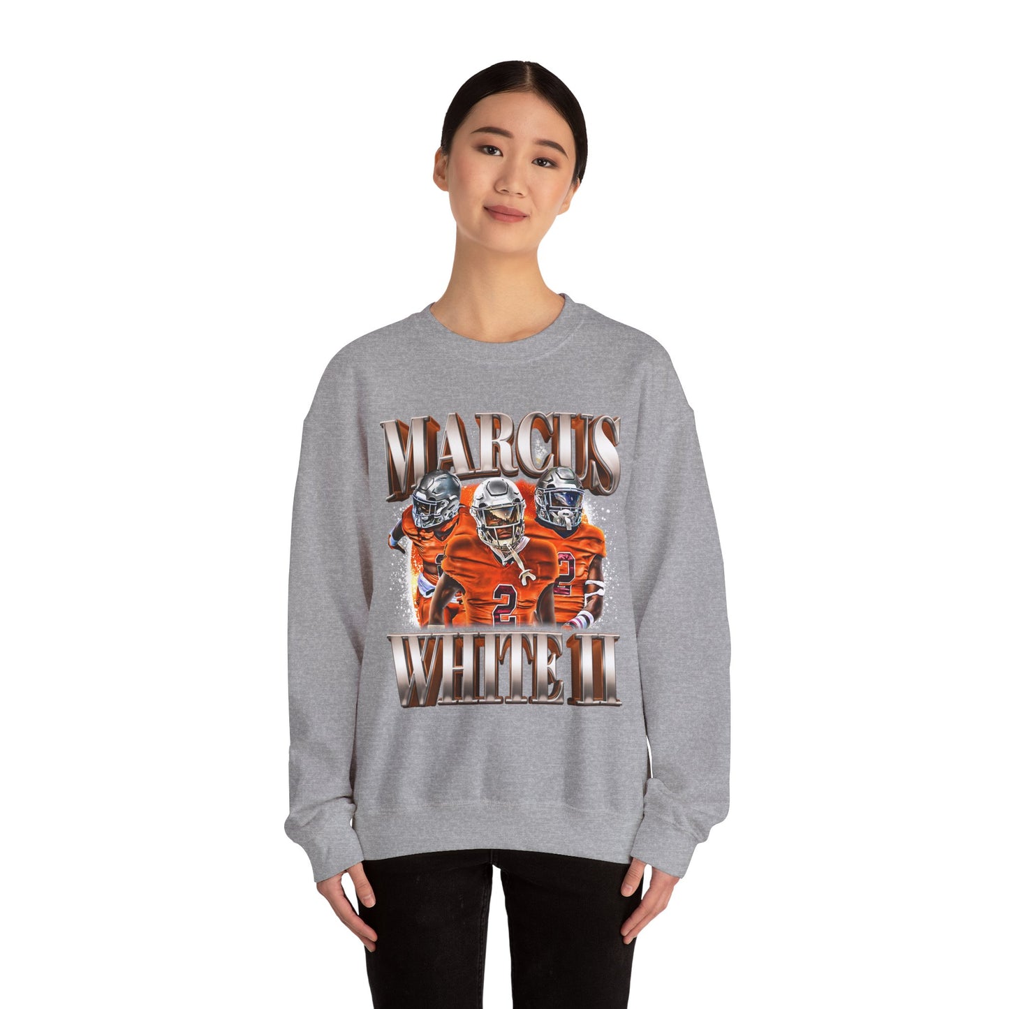 Marcus White II Crewneck Sweatshirt