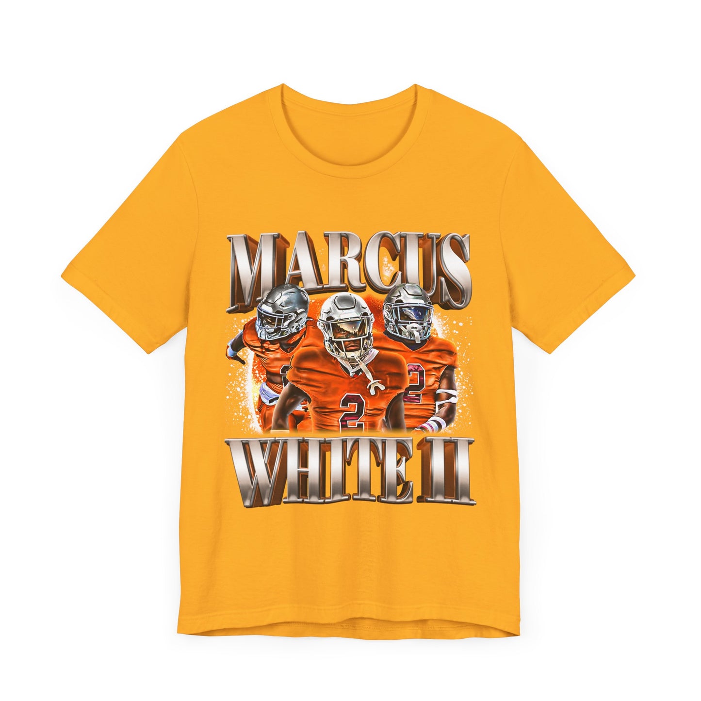 Marcus White II Short Sleeve T-Shirt